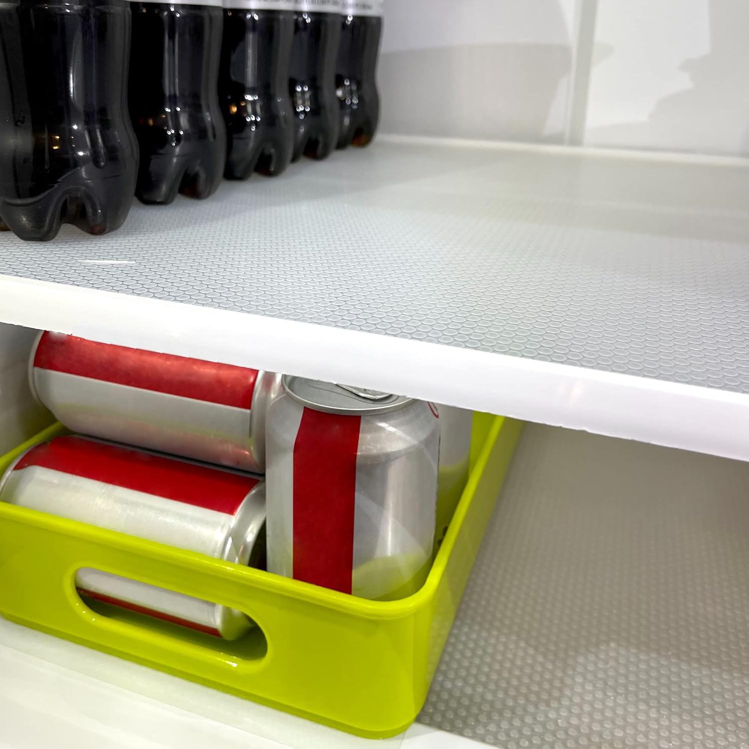 Revestimiento antideslizante para gabinete de EVA resistente al agua, forro de cajón lavable, forro para refrigerador de 12 pulgadas x 20 pies,