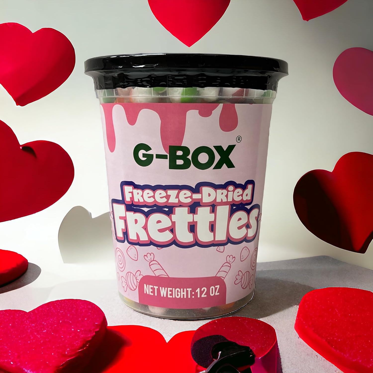 G-BOX Bolos liofilizados de 12 onzas, dulces liofilizados, trastes liofilizados, artículos de tendencia de TikTok, delicioso estallido crujiente y