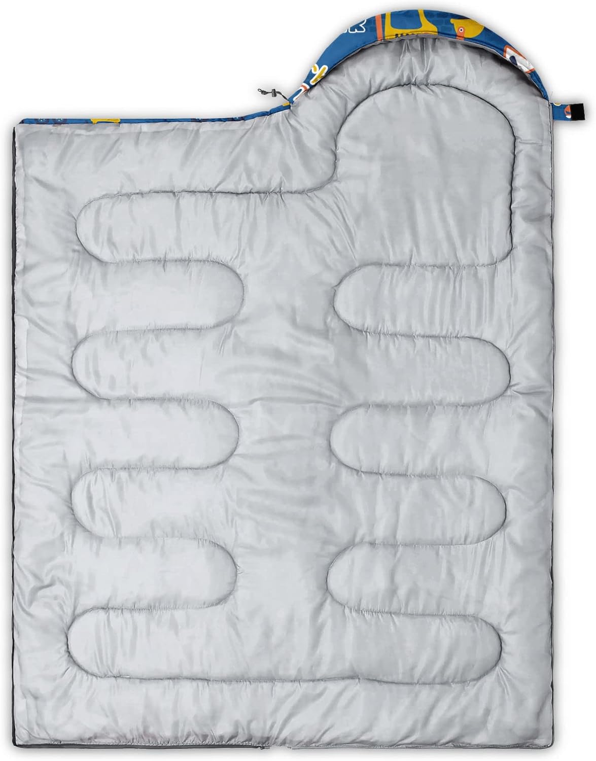 Datura home Saco de dormir para niños y niñas, estampado de monstruos alienígenas, ligero, cálido, portátil, para exteriores, interior, impermeable,