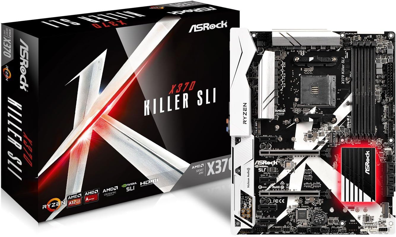 ASRock X370 Killer SLI AM4 AMD Promontory X370 SATA 6Gbs USB 3.0 HDMI ATX placa base AMD
