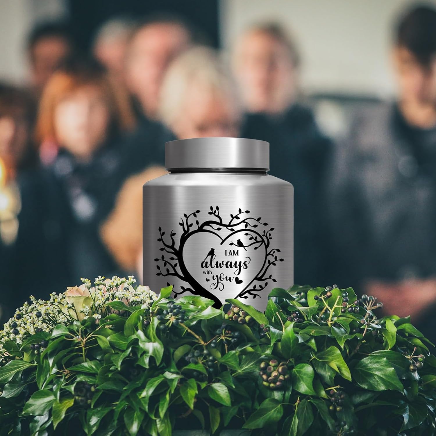 Urnas de cremación para cenizas humanas para adultos, mujeres y hombres, grandes de hasta 220 libras, urna funeraria decorativa conmemorativa para