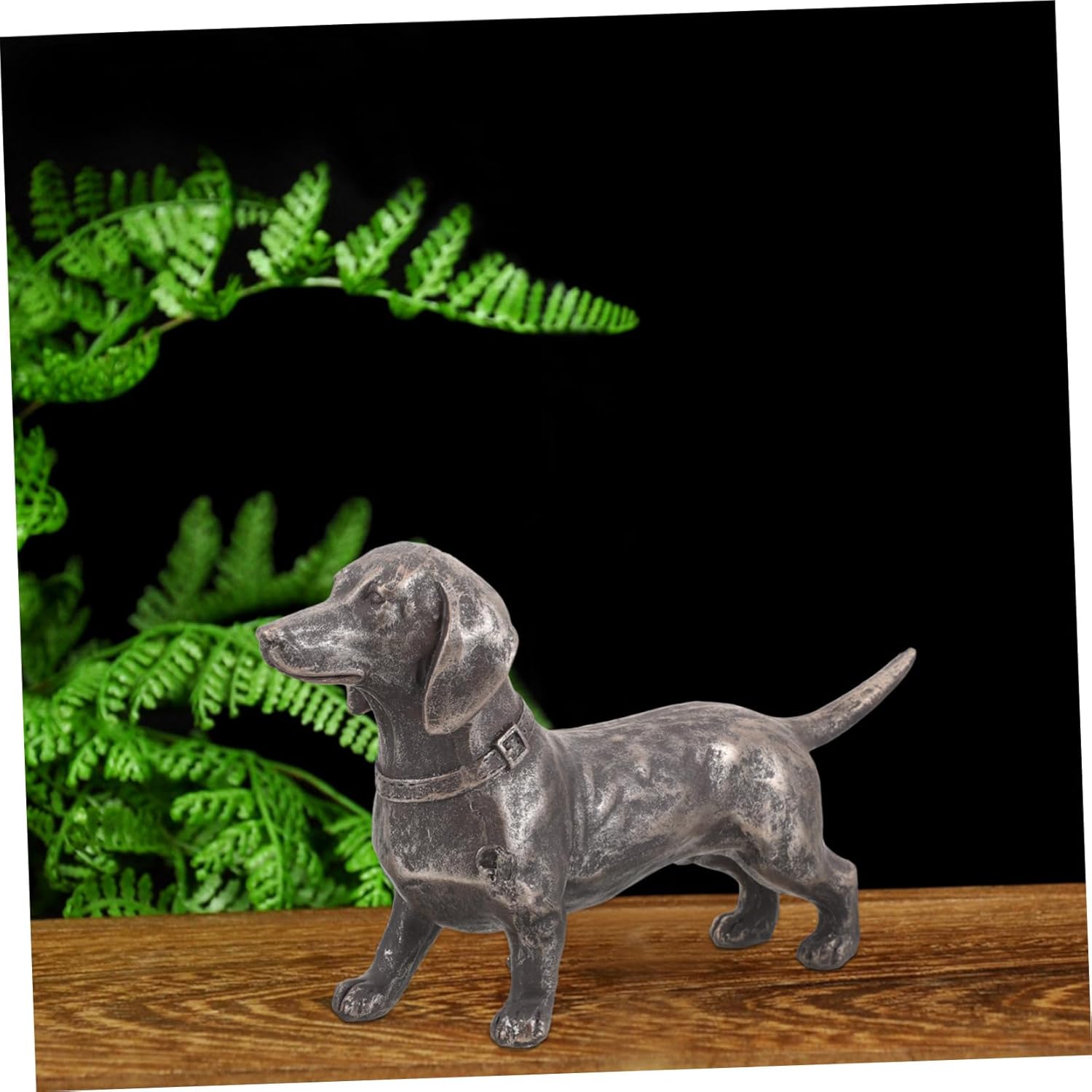 GANAZONO Estatua de cachorro de resina, escultura de animal, estatua de perro, adorna de perro, estatua de perro de resina, adorno de resina,