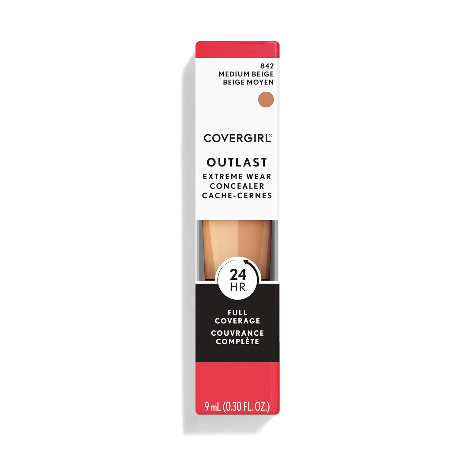 COVERGIRL Outlast Extreme Wear Corrector, color beige medio 842