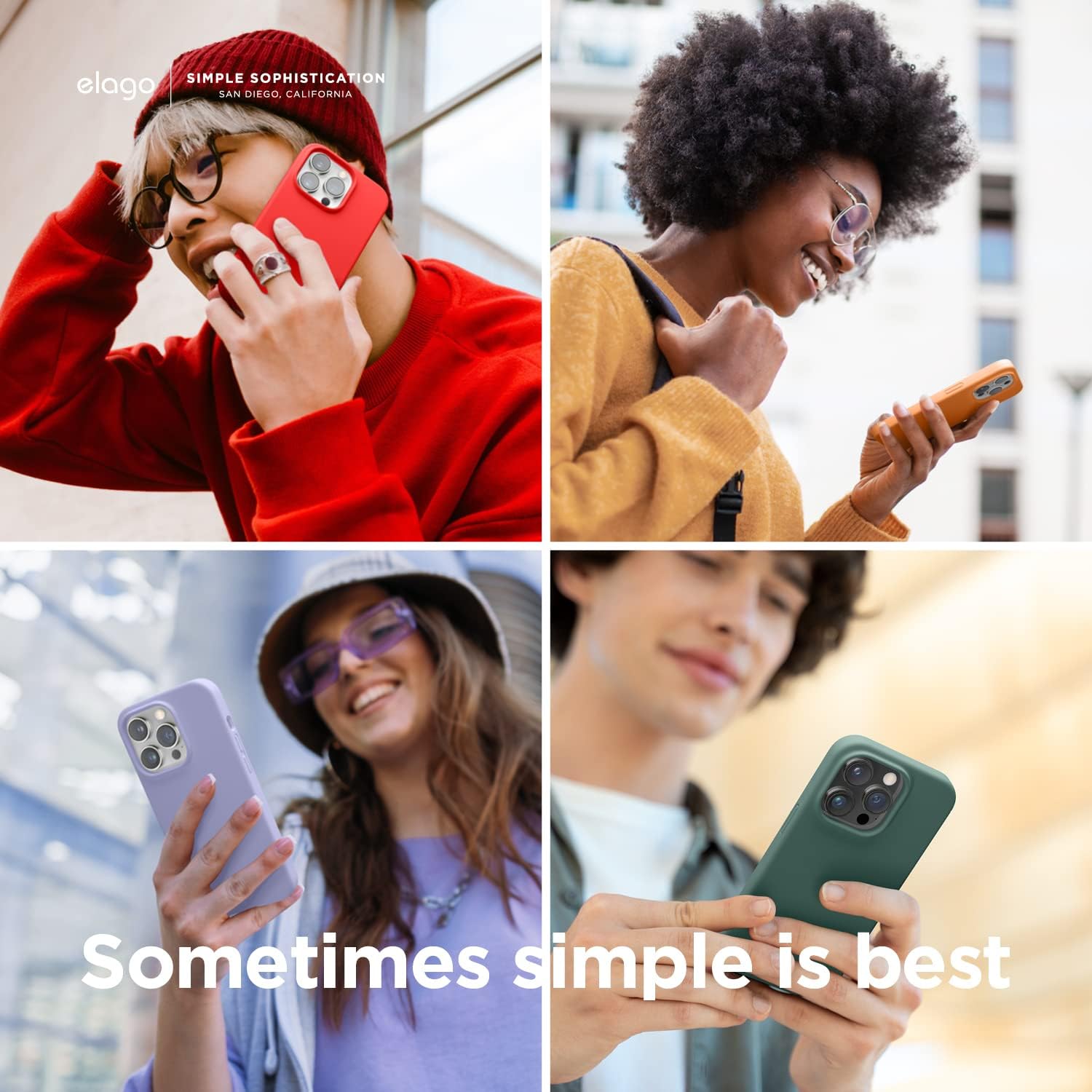 elago Compatible con iPhone 14, funda de silicona líquida, funda protectora de cuerpo completo, a prueba de golpes, funda delgada para teléfono,