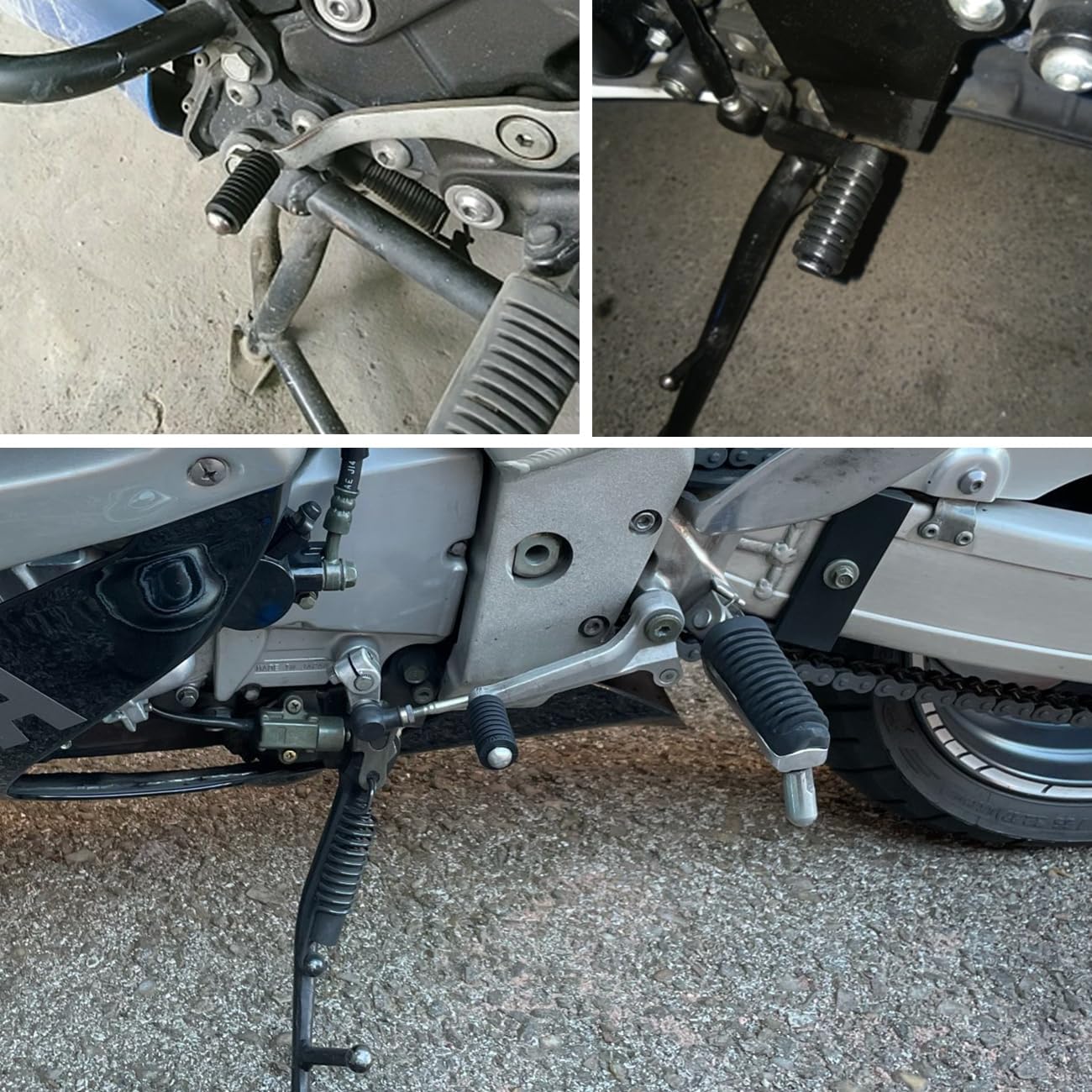 Cubierta universal para palanca de cambios de motocicleta, cubierta de pedal de palanca de cambios de goma, 2 unidades, compatible con Suzuki