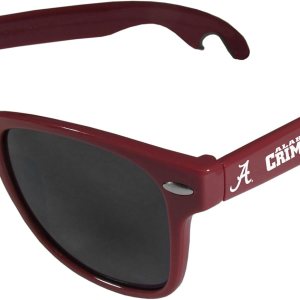 NCAA Siskiyou Sports Fan Shop Alabama Crimson Tide Beachfarer – Gafas de sol abrebotellas, talla única, color del equipo NCAA Siskiyou Sports Fan Shop Alabama Crimson Tide Beachfarer – Gafas de sol abrebotellas, talla única, color del equipo