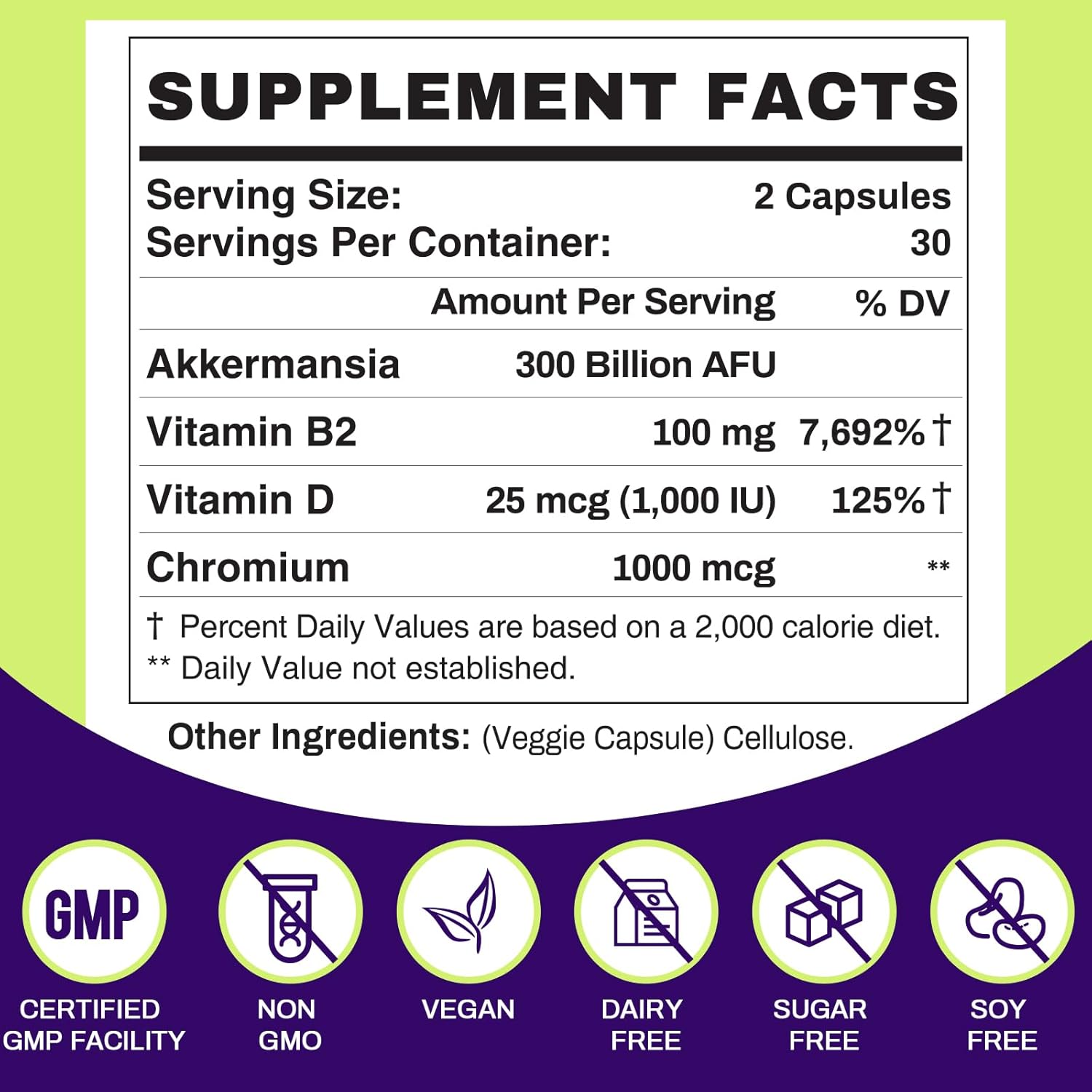 300 mil millones de AFU Akkermansia Muciniphila – Probióticos vivos para mujeres y hombres, para GLP-1, probióticos para digestivo, intestino,
