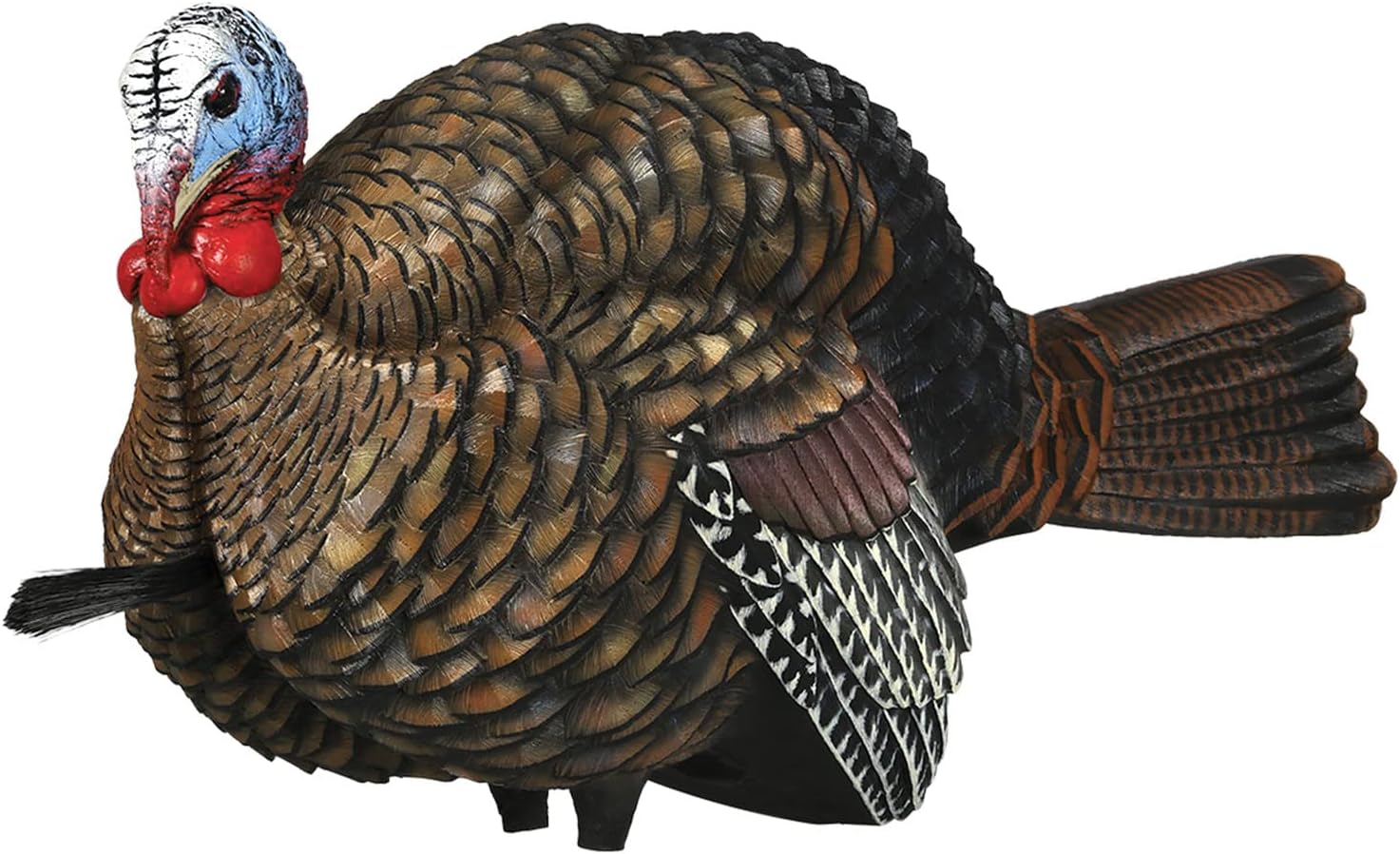 Avian-X Señuelo de pavo de Jake de medio puntal LCD  Señuelo de caza plegable realista duradero con bolsa de transporte y estaca, AVX8012
