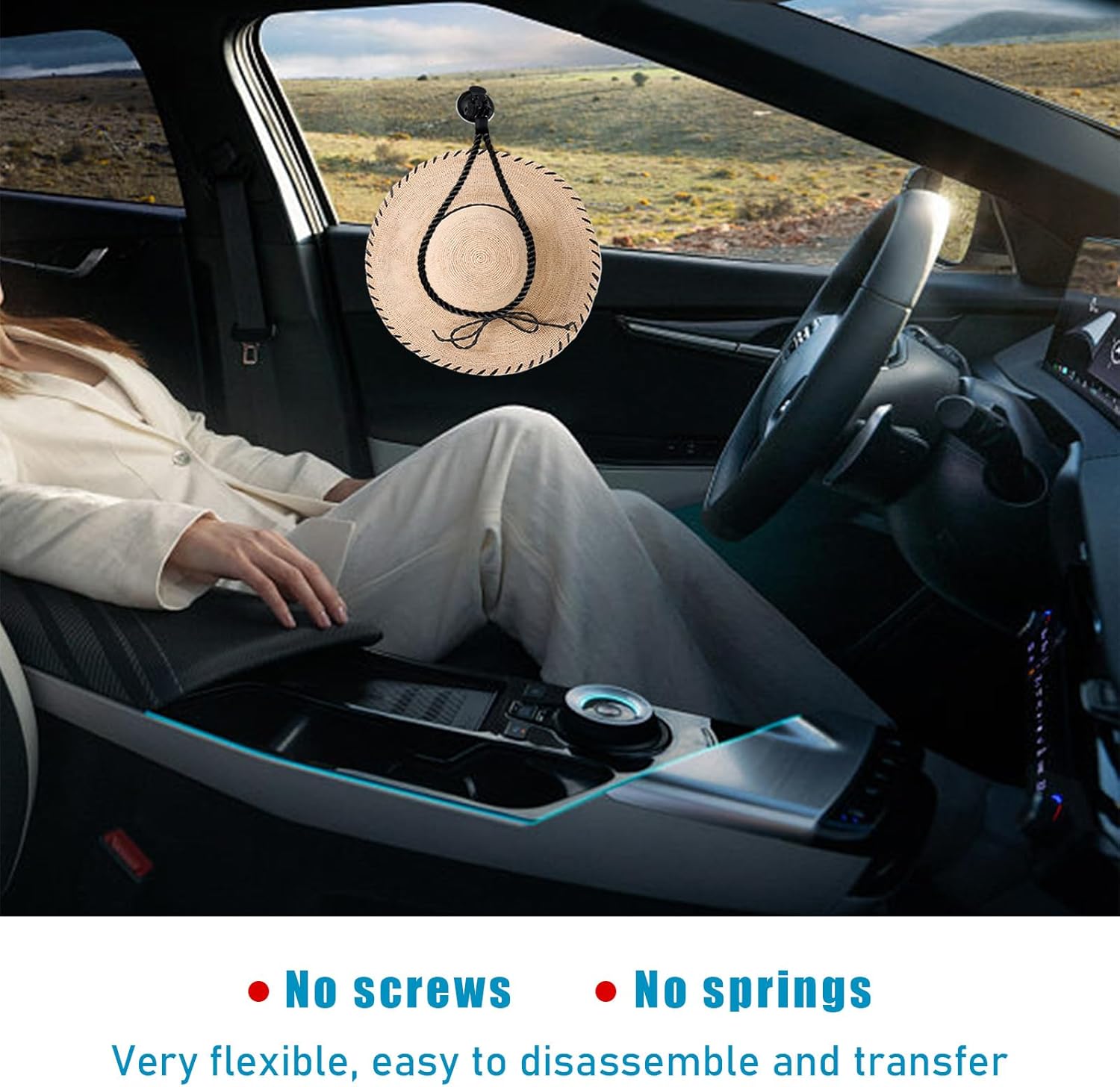 Soportes de sombrero de vaquero para tu vehículo, soportes para sombreros con ventosa, soporte para sombreros para mantener tu sombrero de forma