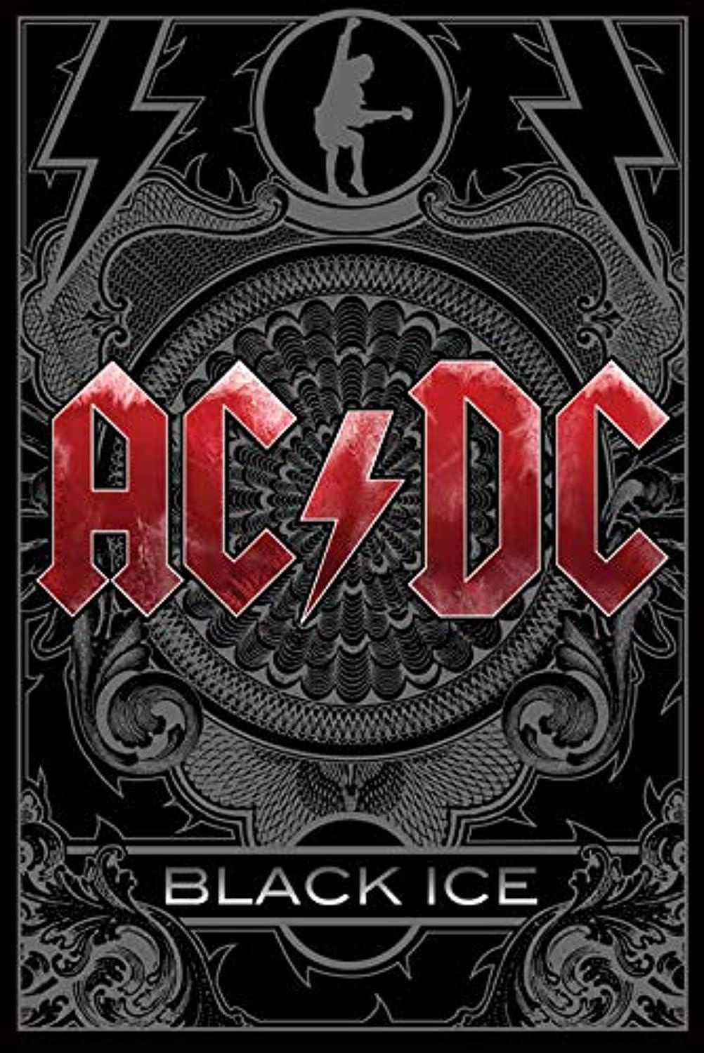 Pyramid International “Black Ice ACDC Maxi Póster, multicolor, 24.0 x 36.0 x 0.5 in