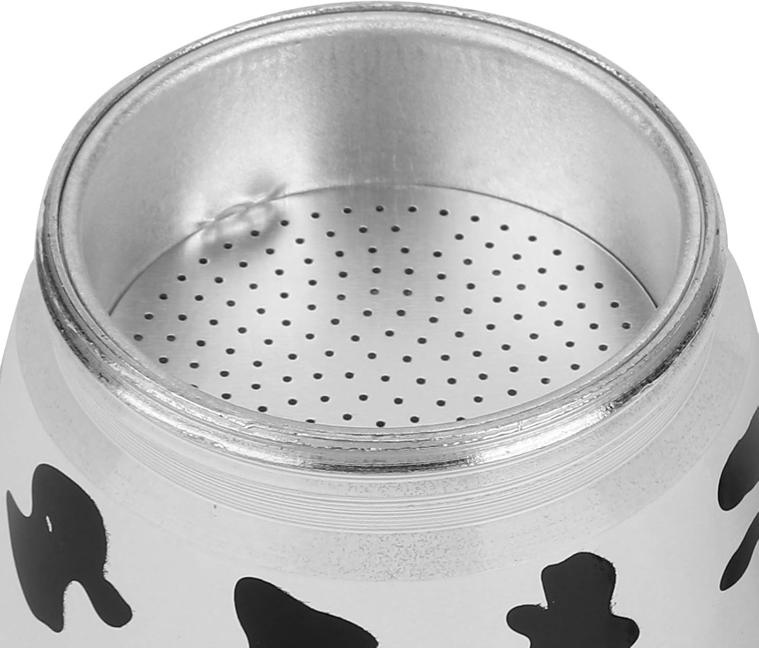Cafetera para el hogar, hervidor concentrado a mano para verter moka color vaca con leche de aluminio color vaca para hervidor italiano hervir
