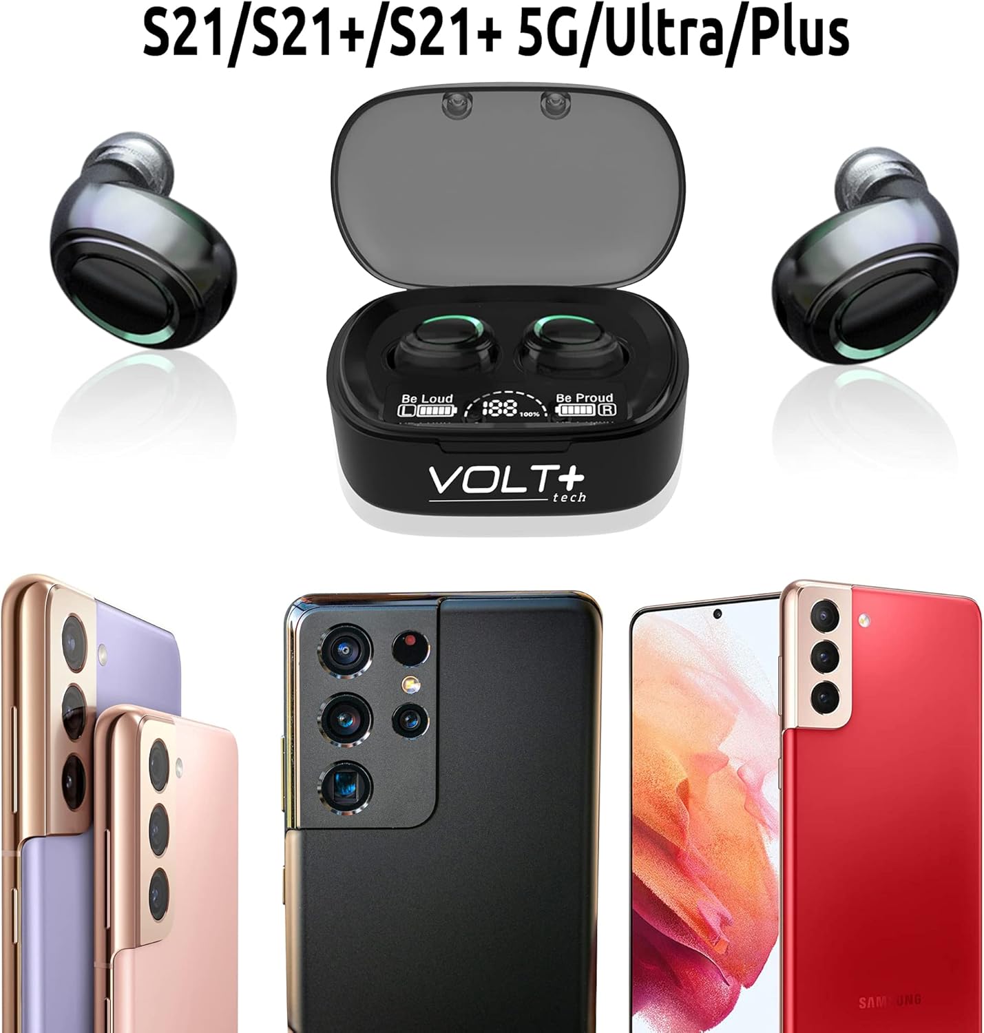 Auriculares inalámbricos V5.1 PRO compatibles con Xiaomi Poco M4 Pro 5G IPX3 Bluetooth Touch impermeablesudorreducción de ruido con micrófono (negro)