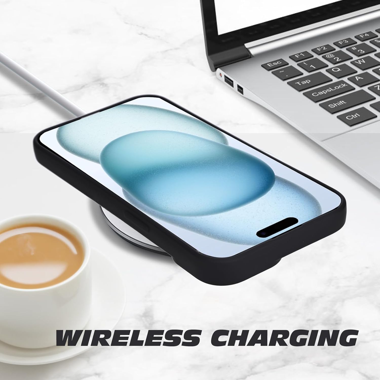 Funda compatible con iPhone 15 Pro Max de 6.7 pulgadas, diseño creativo pintado de silicona suave, a prueba de golpes, para iPhone 15 Pro Max de 6.7