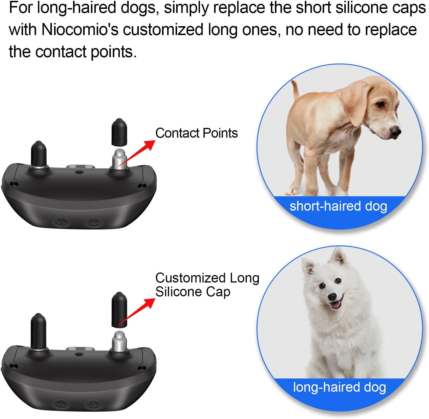 Collar antiladridos para perros grandes, medianos y pequeños, collar automático antiladridos, collar antiladridos para perro, collar de