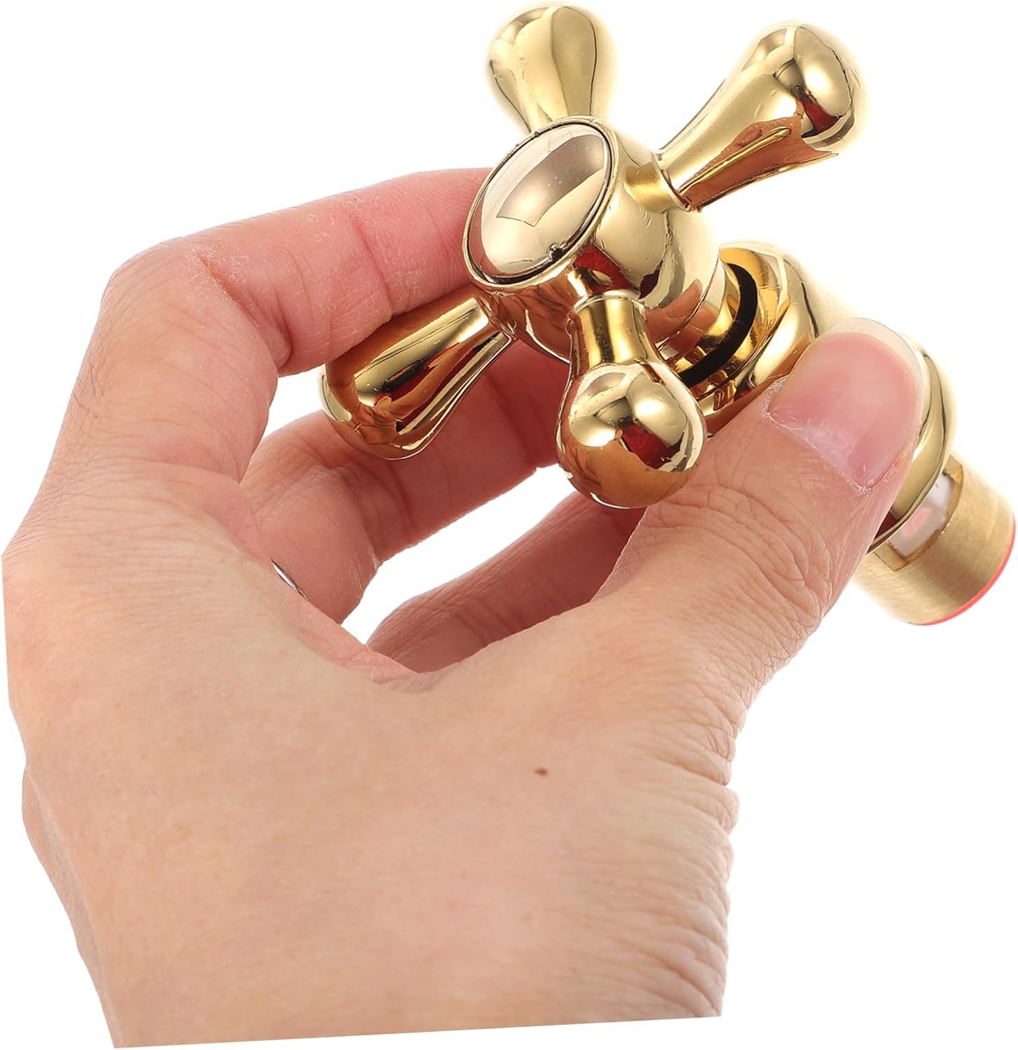 OSALADI 4 unids grifo perilla grifo grifo ducha grifo mango brazo cruz grifo manija oro perillas fregadero grifo fregadero accesorios grifo agua