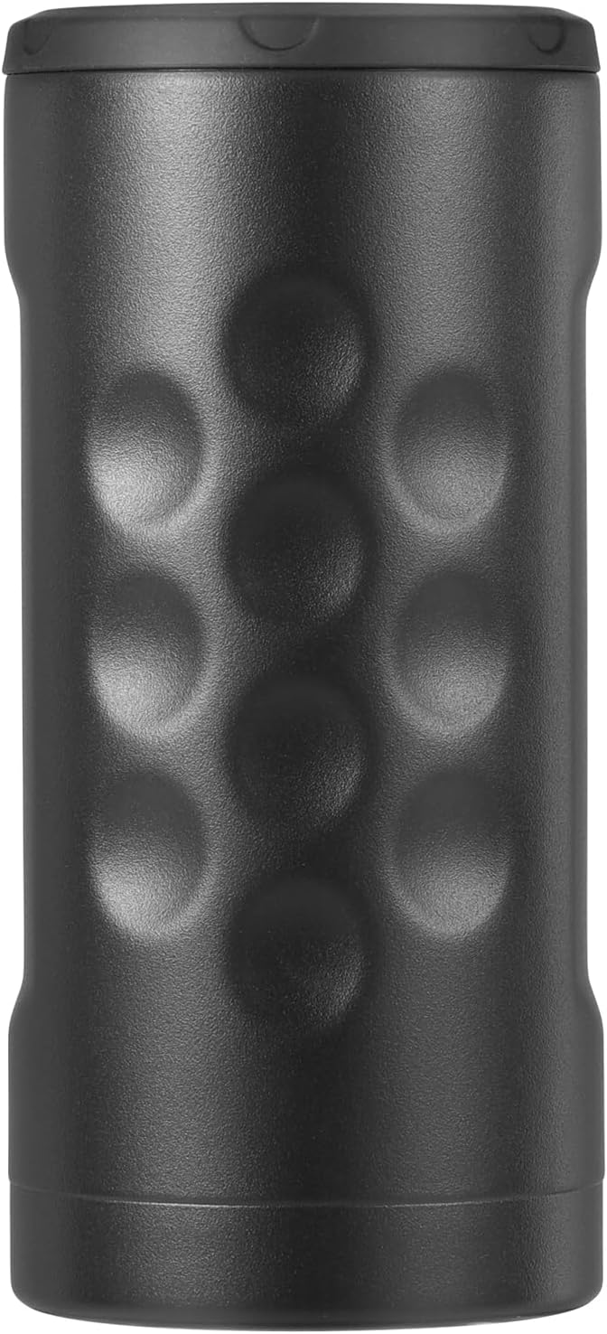 OJOJ – Enfriador de latas aislado de 12 onzas, doble pared, aislado, de acero inoxidable, soporte para latas de cerveza