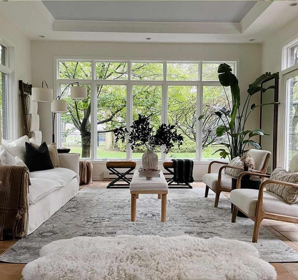 Hauteloom Georgiana – Alfombra rústica para sala de estar, dormitorio, comedor, estilo persa, aspecto floral tradicional, color gris, negro, marrón