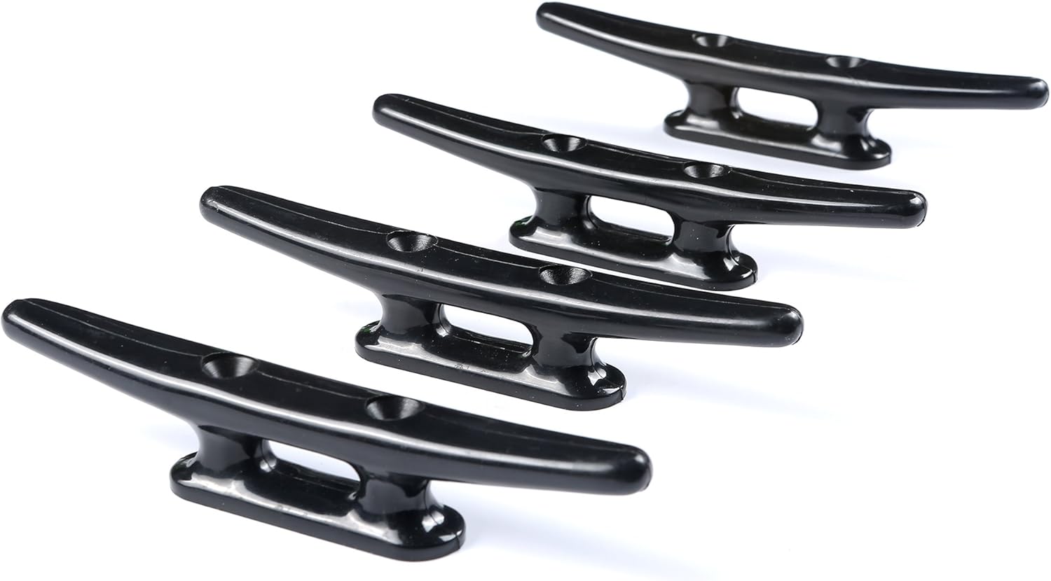 Tacos de barco Dock Nylon Tacos Kayak Negro 4 Pack