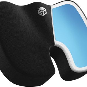 Cojín de asiento de espuma cómodo para aliviar el dolor de coxis, espuma viscoelástica ergonómica antideslizante para apoyo sentado todo el día, Cojín de asiento de espuma cómodo para aliviar el dolor de coxis, espuma viscoelástica ergonómica antideslizante para apoyo sentado todo el día,
