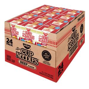 Nissin Hot Producto de la sopa Nissin Cup con sabor a carne de fideos, 2 paquetes de 24.2.25 oz. Descuento de negocios Nissin Hot Producto de la sopa Nissin Cup con sabor a carne de fideos, 2 paquetes de 24.2.25 oz. Descuento de negocios