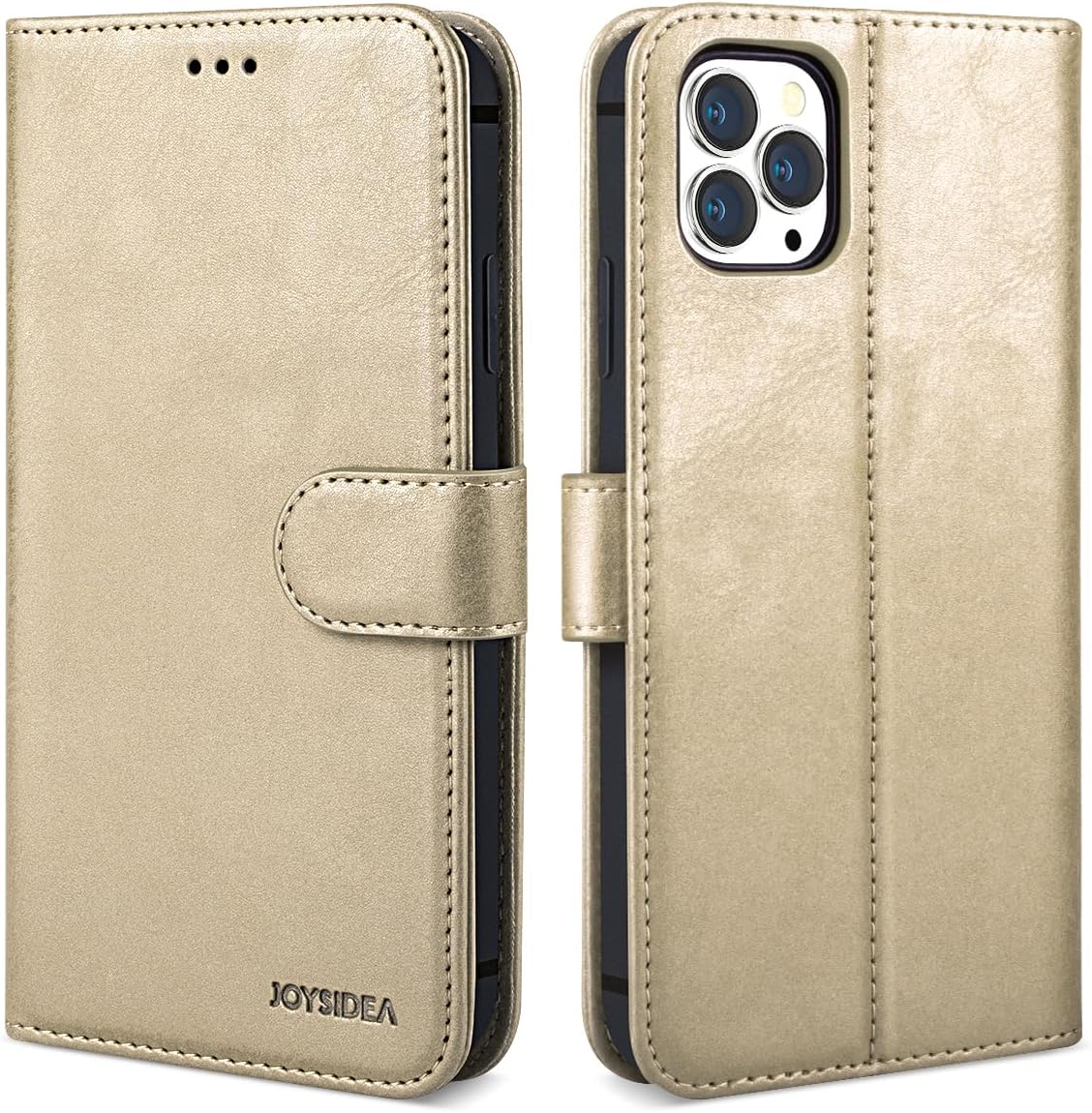 Funda tipo cartera para iPhone 11 Pro Max, de piel sintética, magnética, con soporte para tarjeta de crédito, soporte y funda a prueba de golpes