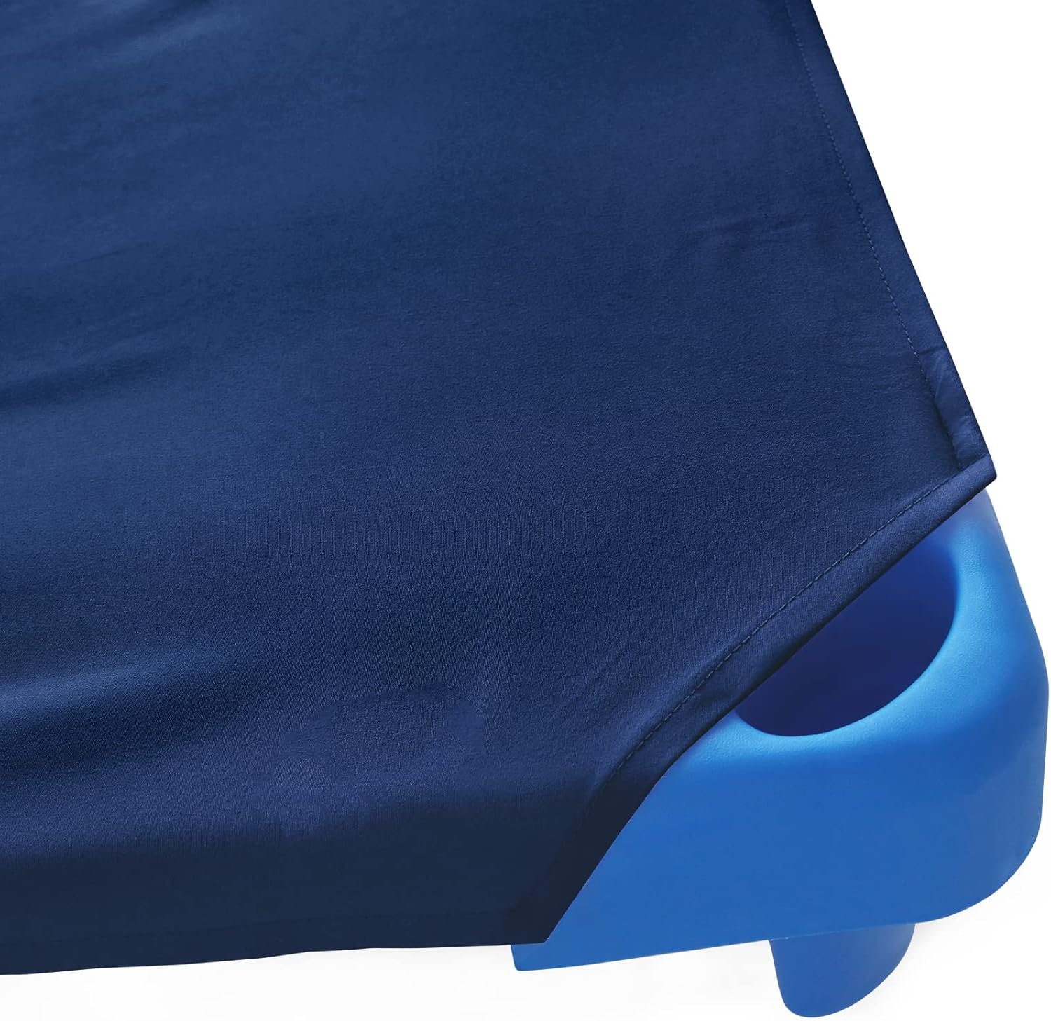 Sábana para cuna de guardería para niños, sábana de microfibra transpirable para niños y niñas, azul marino, 23 x 40 pulgadas