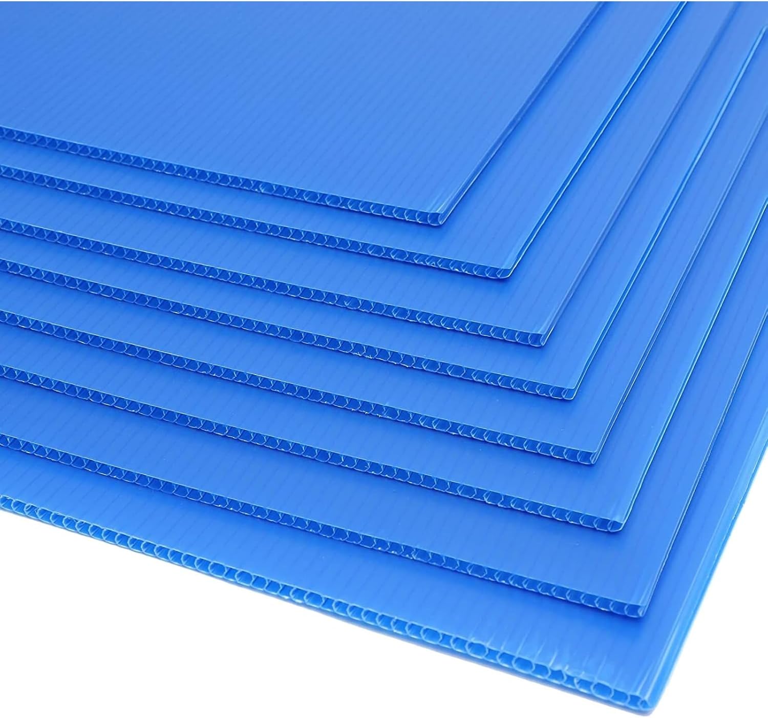 Paquete de 8 carteles de plástico corrugado de 24 x 36 pulgadas para exteriores, casa abierta, cumpleaños, césped, tablero de póster de espuma con
