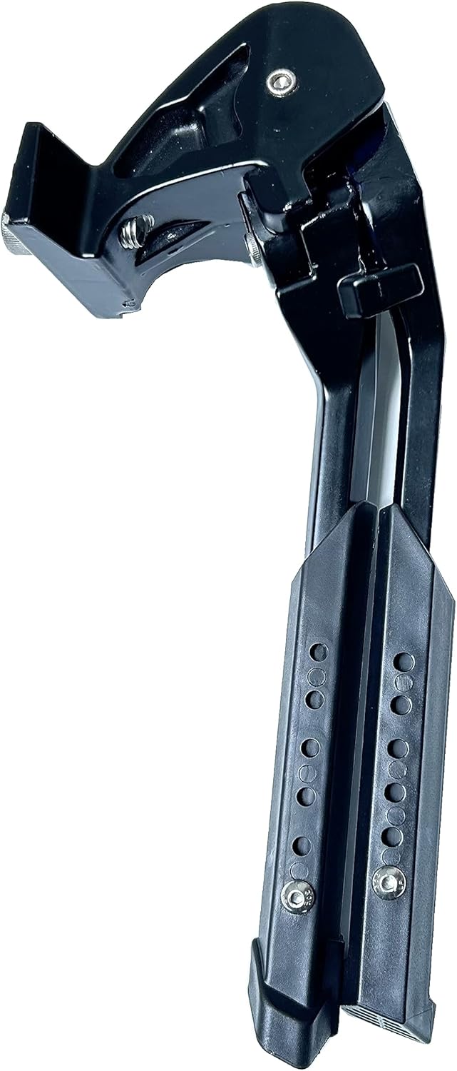 SZWEDI Soporte central para bicicleta, soporte central, doble pierna, altura ajustable, resistente, para 20, 24, 26, 27.5, 29 pulgadas, bicicleta