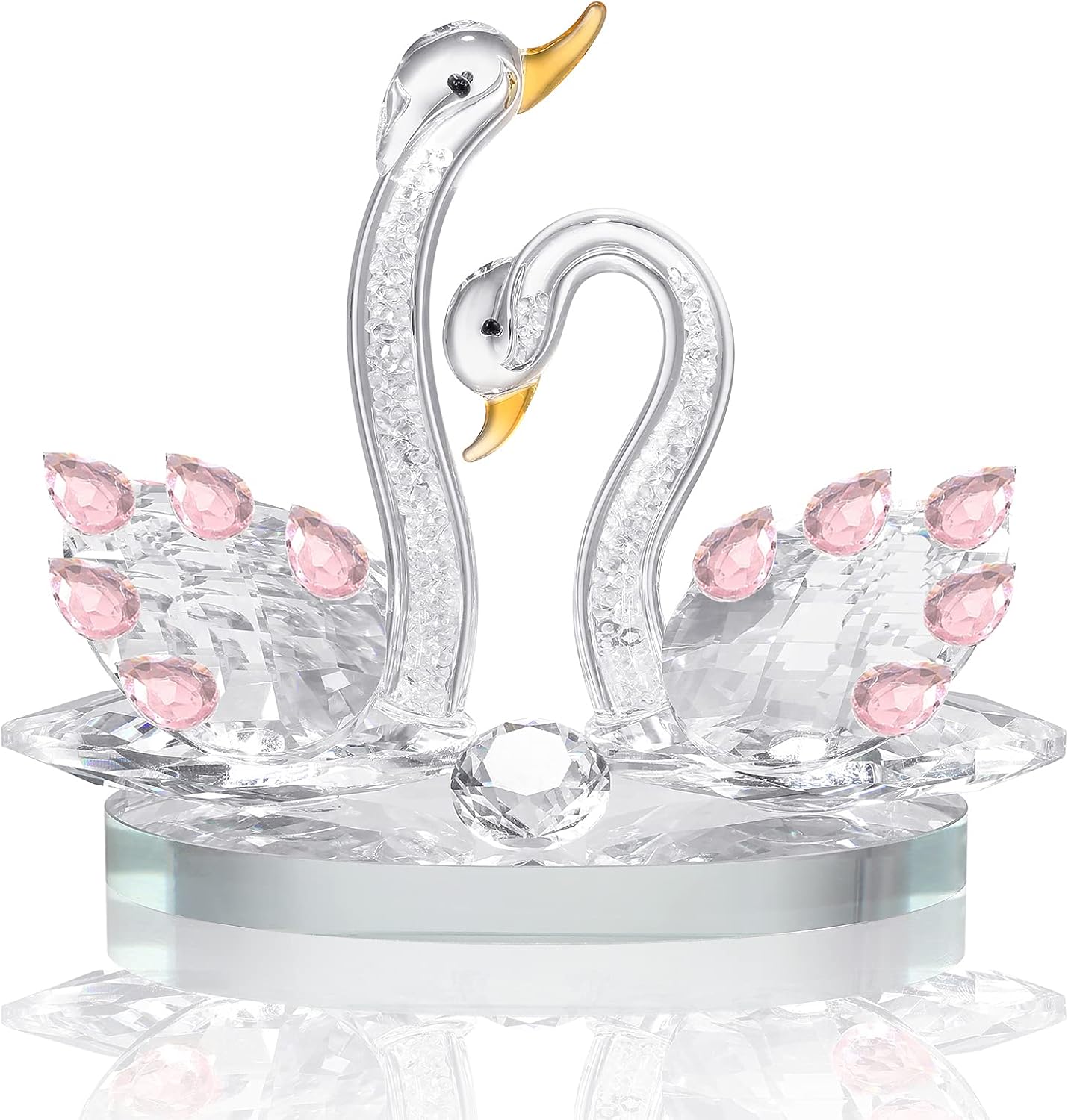 Cisne de cristal, regalo de cumpleaños, regalo de boda, día festivo, Navidad, regalo de Acción de Gracias, regalo para novia, regalo para esposa,