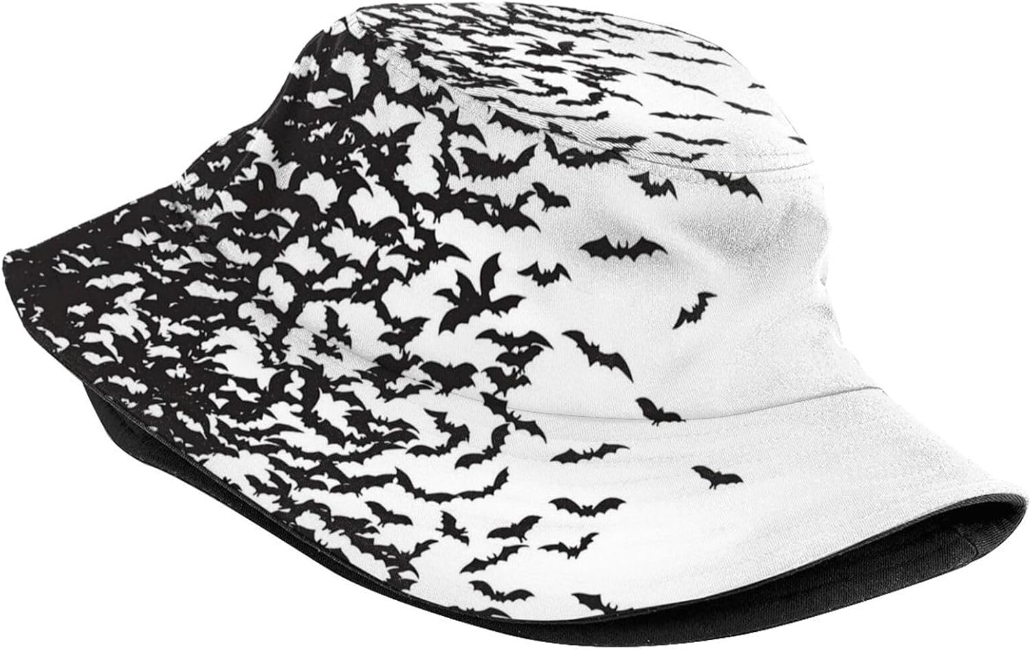 Sombrero gótico gótico de pescador, sombrero de pescador, calavera de terror, murciélagos, sombreros de pescador, sombrero de sol para pesca,