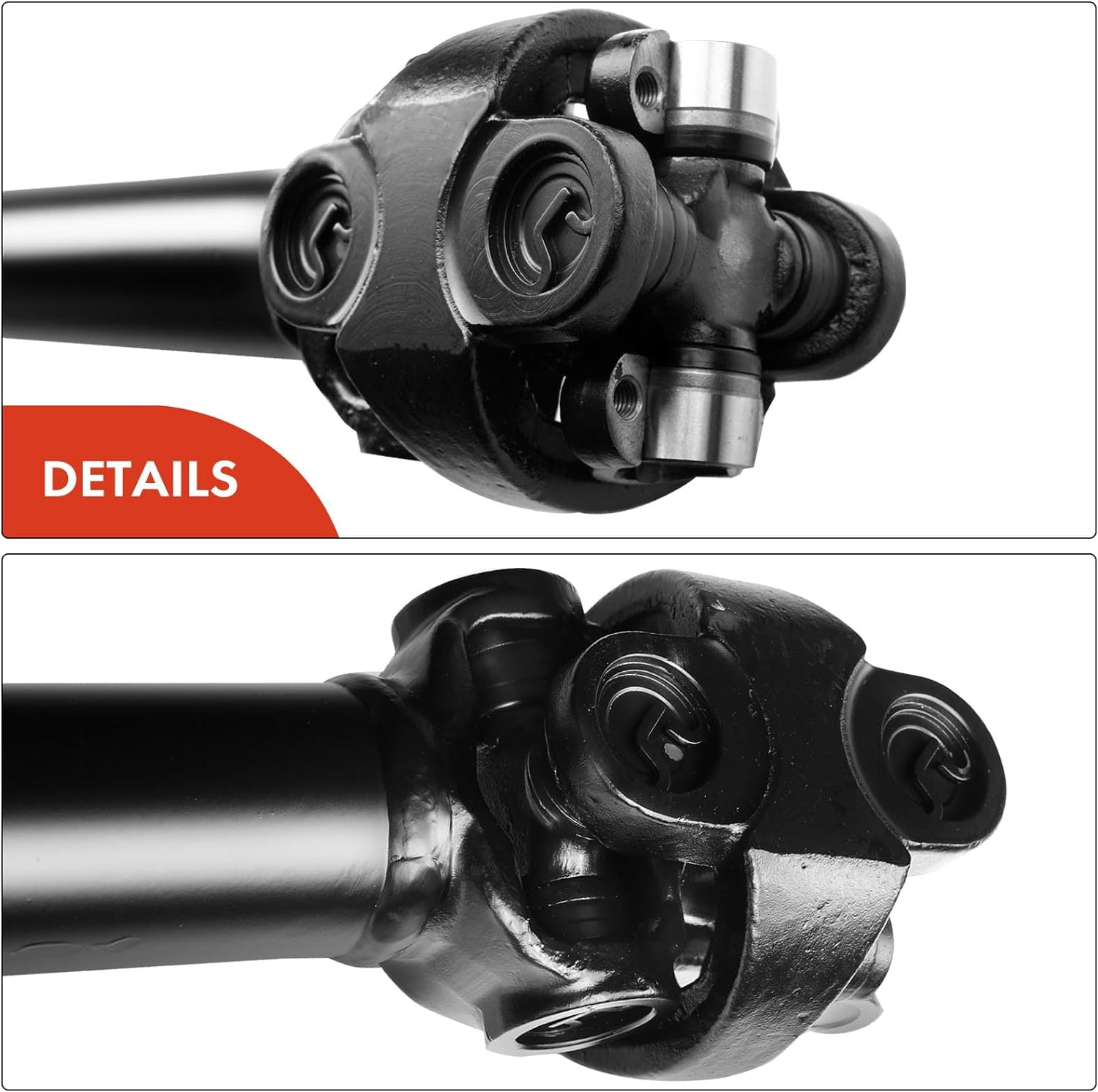 A-Premium Conjunto de eje de transmisión completo delantero compatible con Jeep Cherokee 1987-2001, Comanche 1987-1992, Wagoneer 1987-1990,