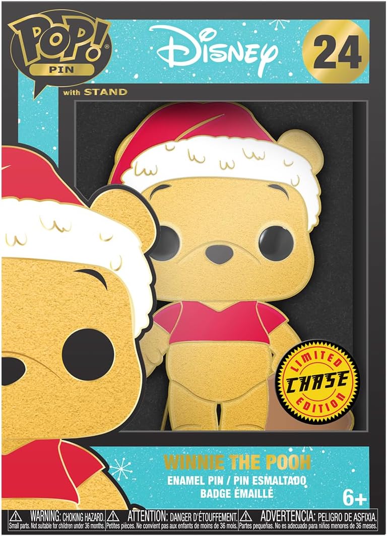Funko Pop! Pin Disney Holiday – Winnie The Pooh con Chase (los estilos pueden variar)