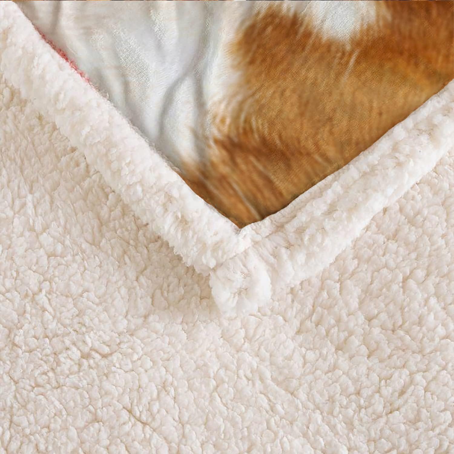 AILONEN Manta tipo bóxer para perros y adultos, con estampado de animales, bonita manta de felpa de doble cara de lana de cordero, franela Sherpa