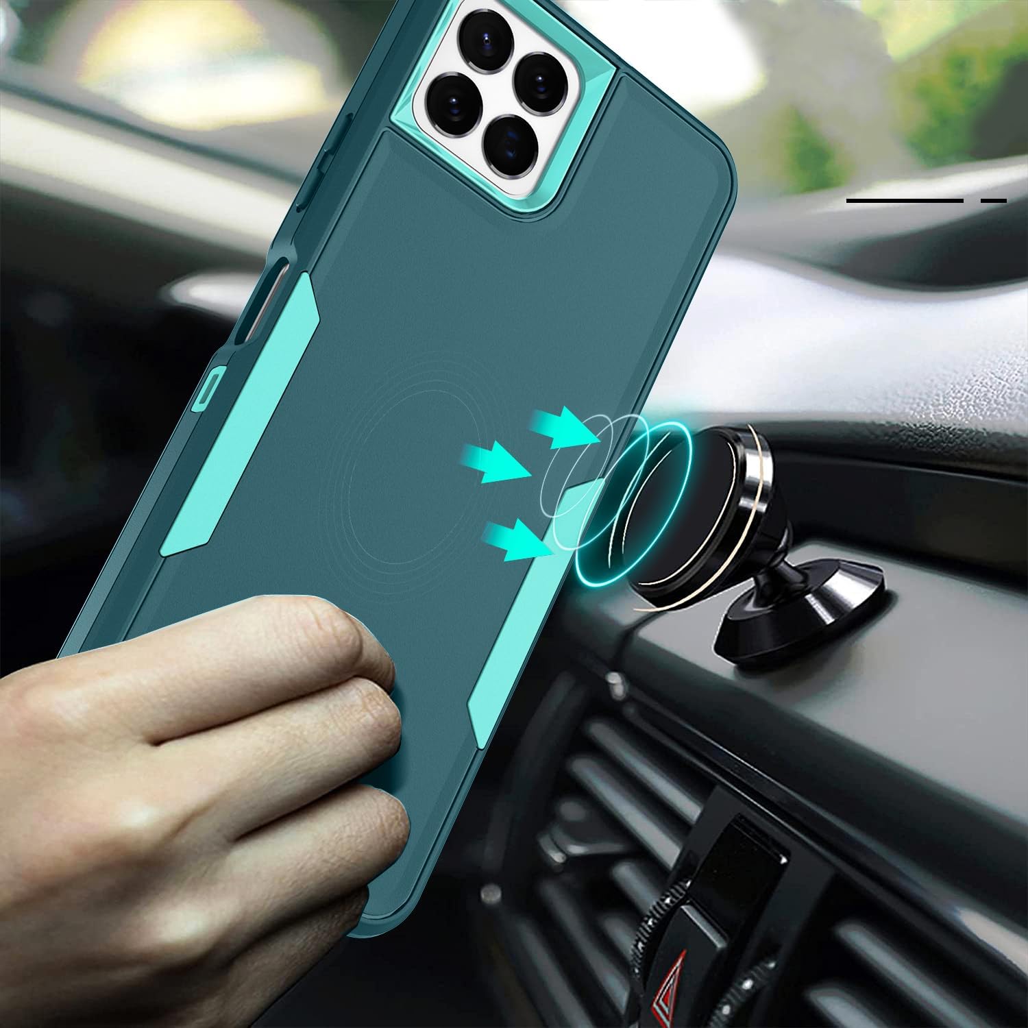 Asuwish Funda para teléfono Boost Mobile Celero 5G Plus de 7 pulgadas 2023 con cubierta protectora de pantalla de vidrio templado y accesorios