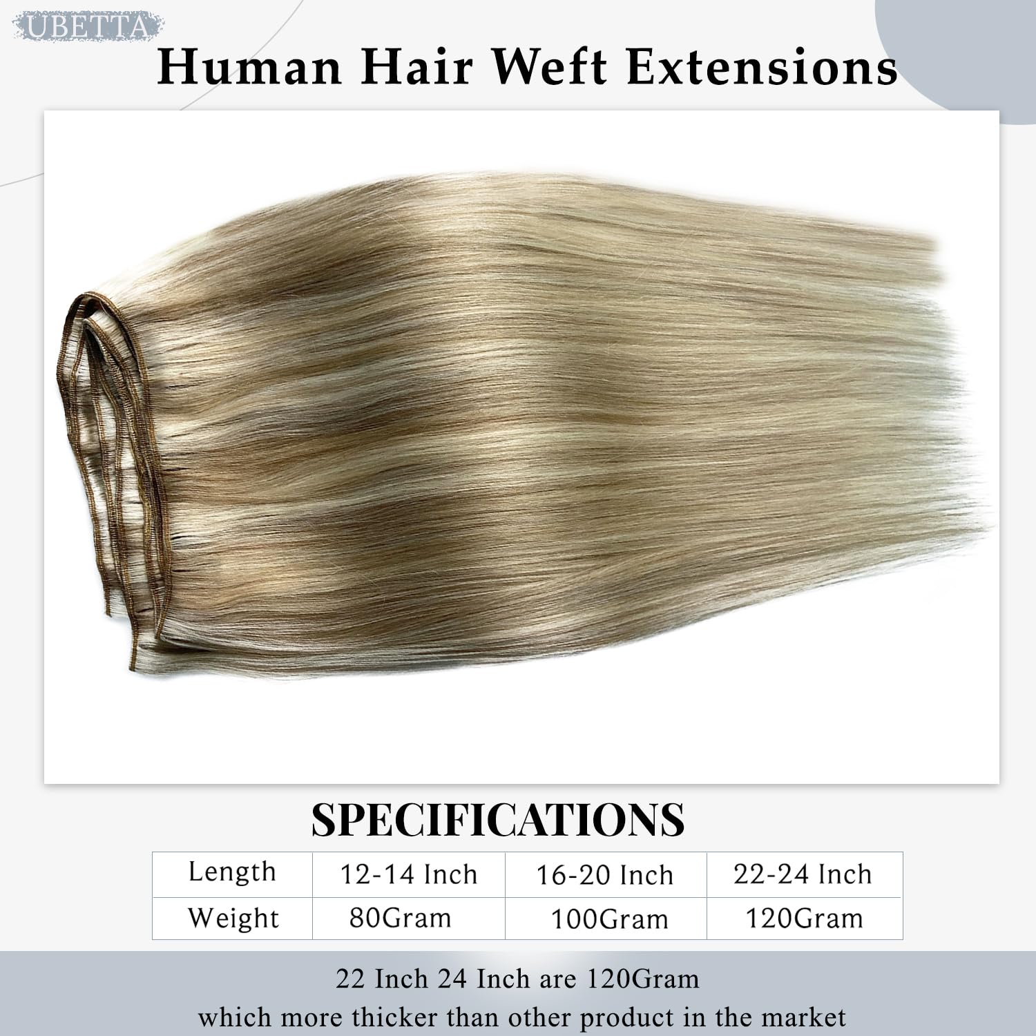 Extensiones de cabello humano real, 20 pulgadas, 3.53 oz, extensiones de cabello humano con balayage rubio ceniza a rubio, atadas a mano,