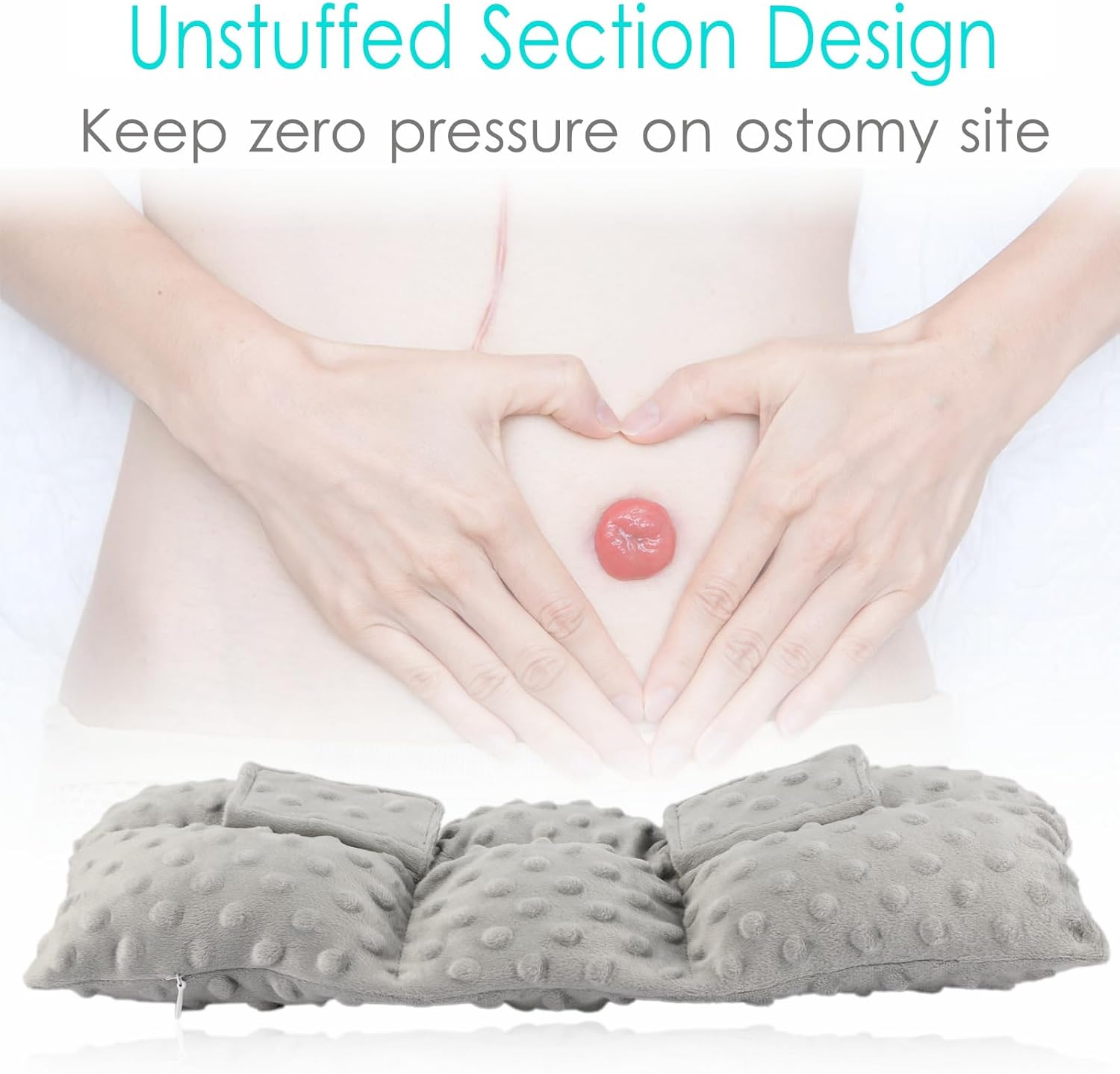 Funda para cinturón de seguridad de ostomía, almohadilla para cinturón de seguridad, funda para bolsa de ostomía, suministros de ostomía, almohada