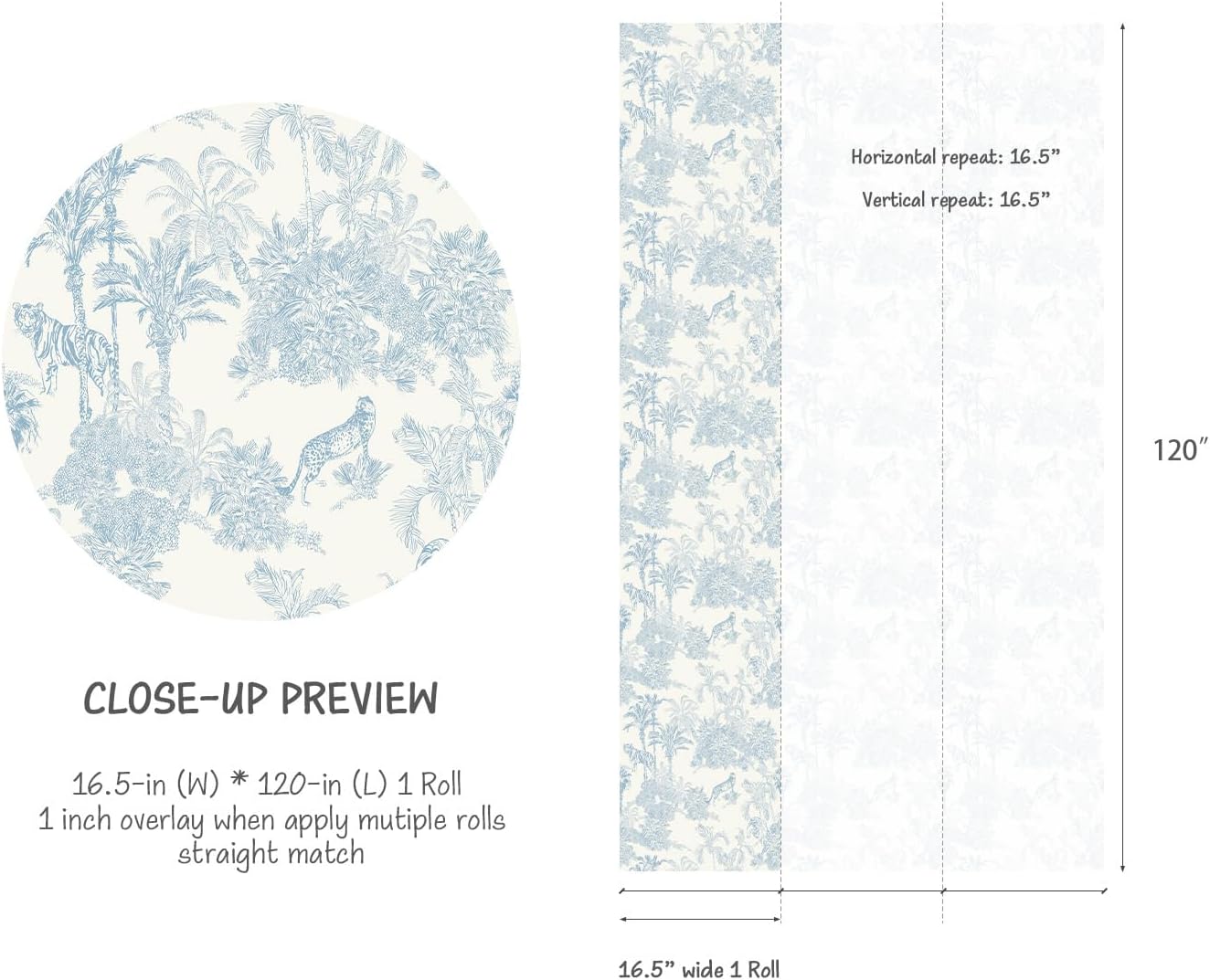 Papel tapiz de papel tapiz azul y blanco para despegar y pegar, pared de acento estilo chinoiserie francés, papel tapiz temporal para apartamentos,