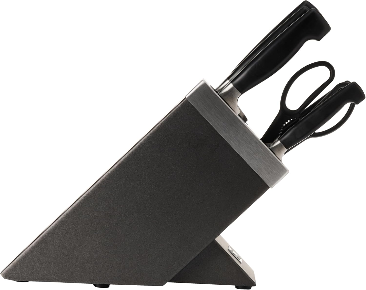 ZWILLING Bloque de cuchillos autoafilable, 7 piezas, acero inoxidable, gris