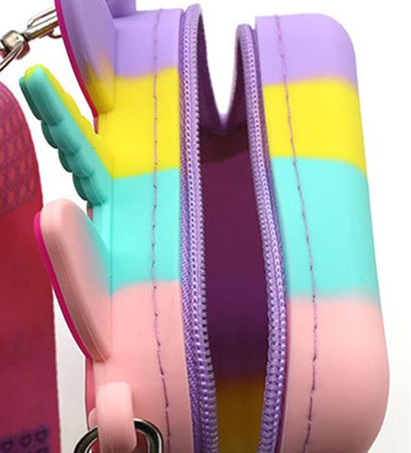 Bolso pequeño para reventar, bolso de unicornio para niñas y mujeres, bolsa de reventar burbujas con juguete de unicornio para reventar, bolsa de