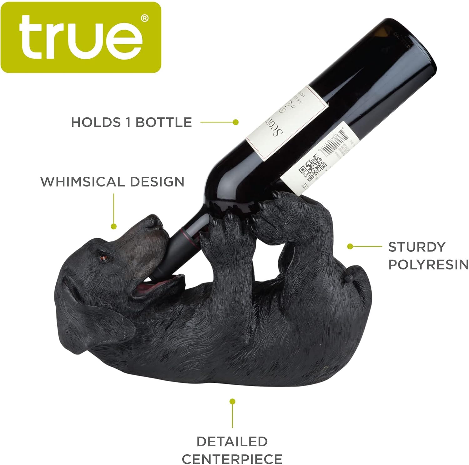 Foster & Rye de TWINE, cachorro juguetón, Negro