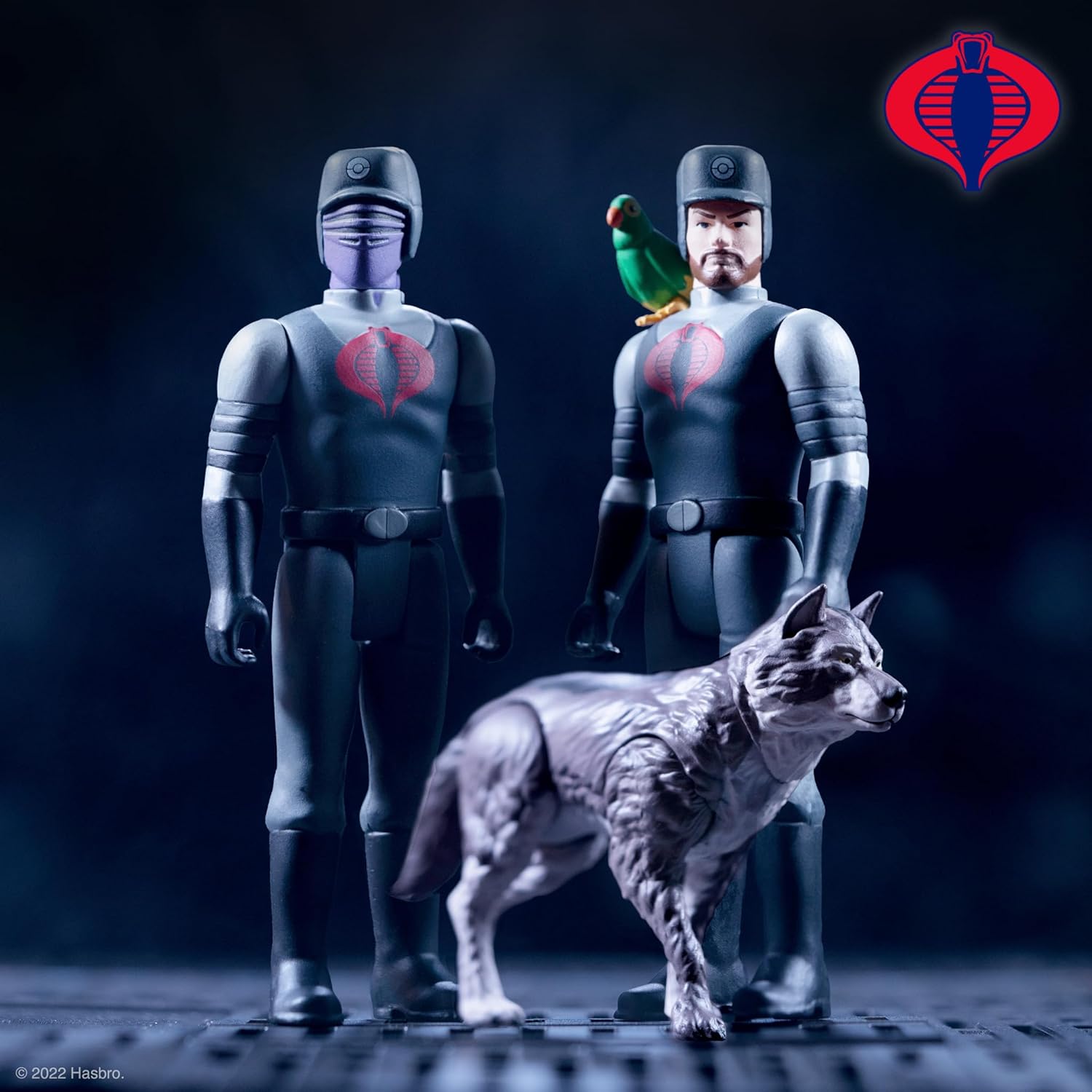 Super7 G.I. Joe Pyramid of Darkness Pack con ojos de serpiente, naufragio, serpientes y robot de seguridad Cobra  (paquete de 6) figuras de acción