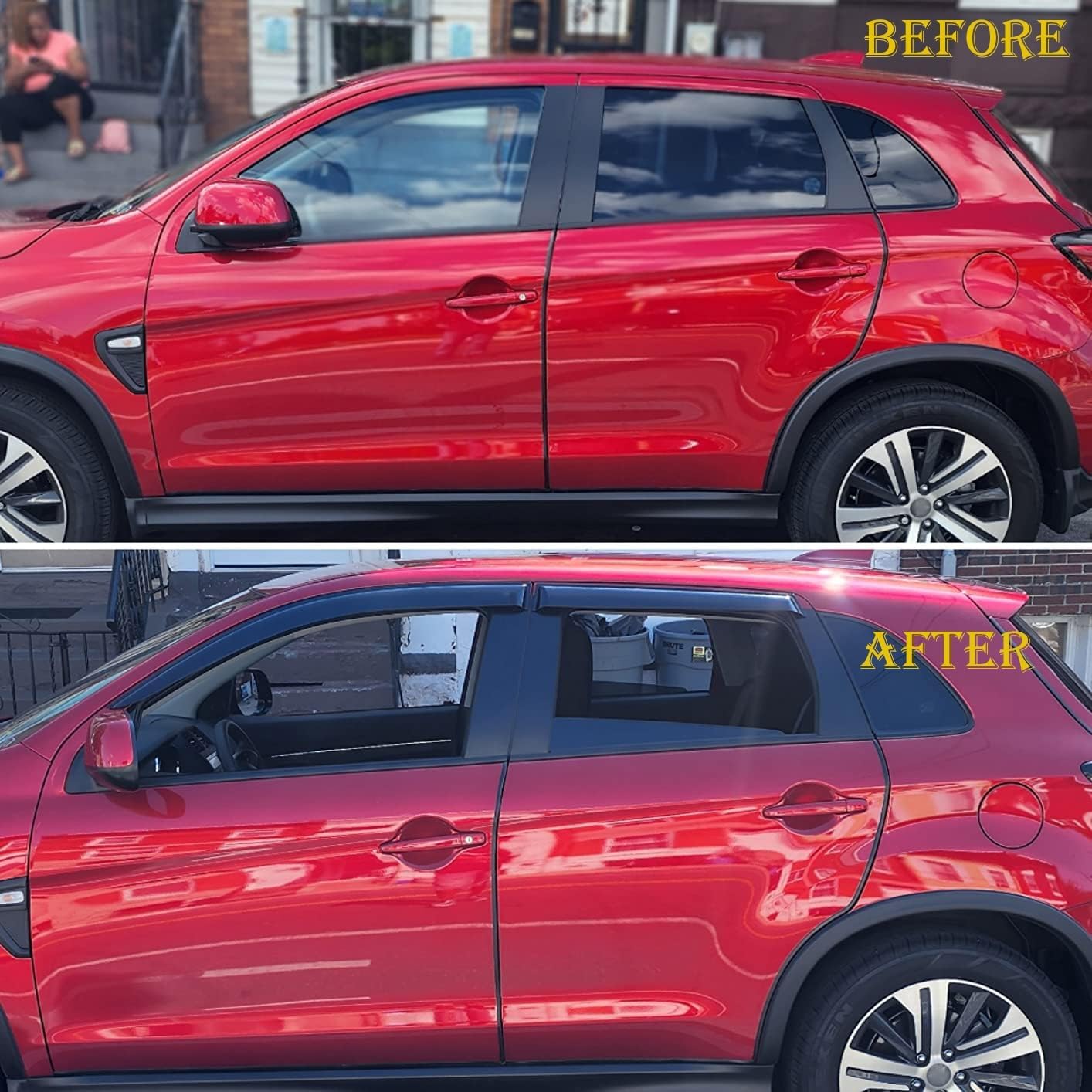 Puermto Deflector de viento para ventana lateral impermeable 94823, 4 piezas de repuesto de protección, visera de ventana para Trailblazer 2020 2021