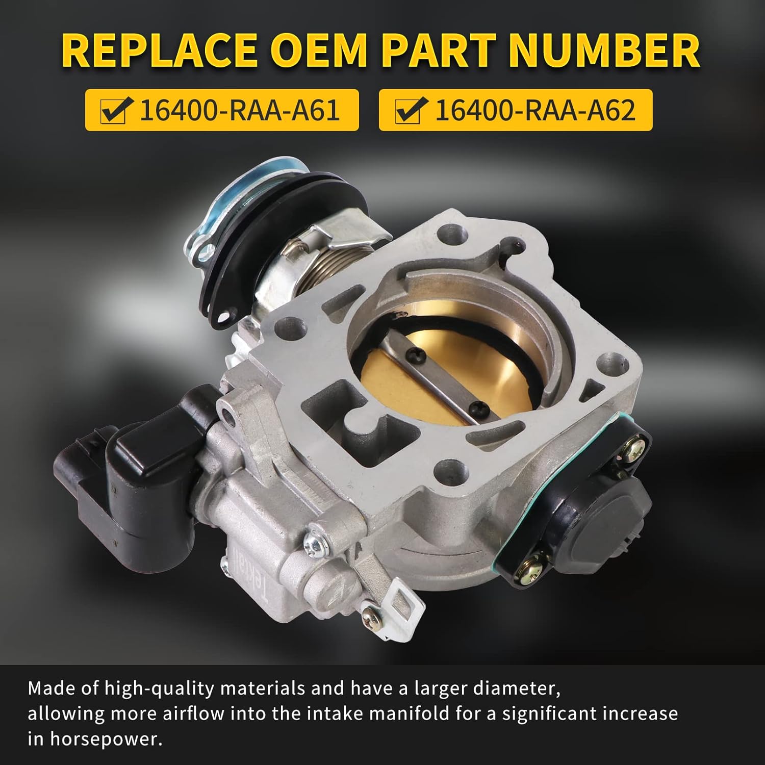 Cuerpo del acelerador para 2003 2004 2005 Accord DX LX EX 2.4L 2003 2004 2005 2006 Element 2.4L 16400RAAA61 16400RAAA62 16400RAAA63