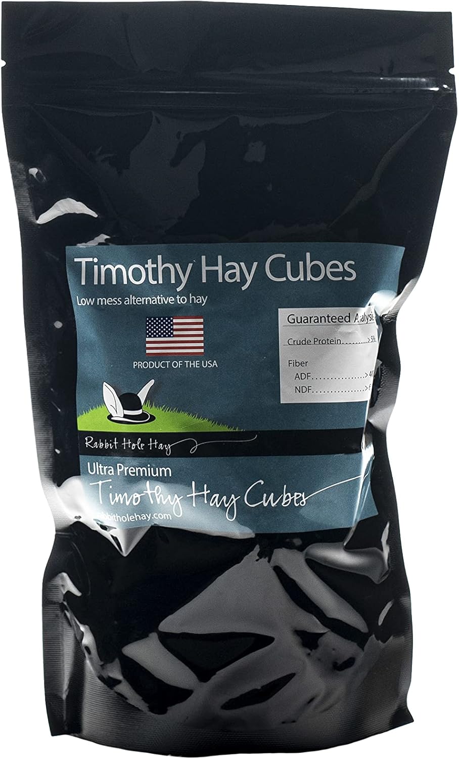 Cubos de Timothy ultra premium, totalmente naturales para tu pequeño conejo, chinchilla o conejillo de indias (12 onzas)