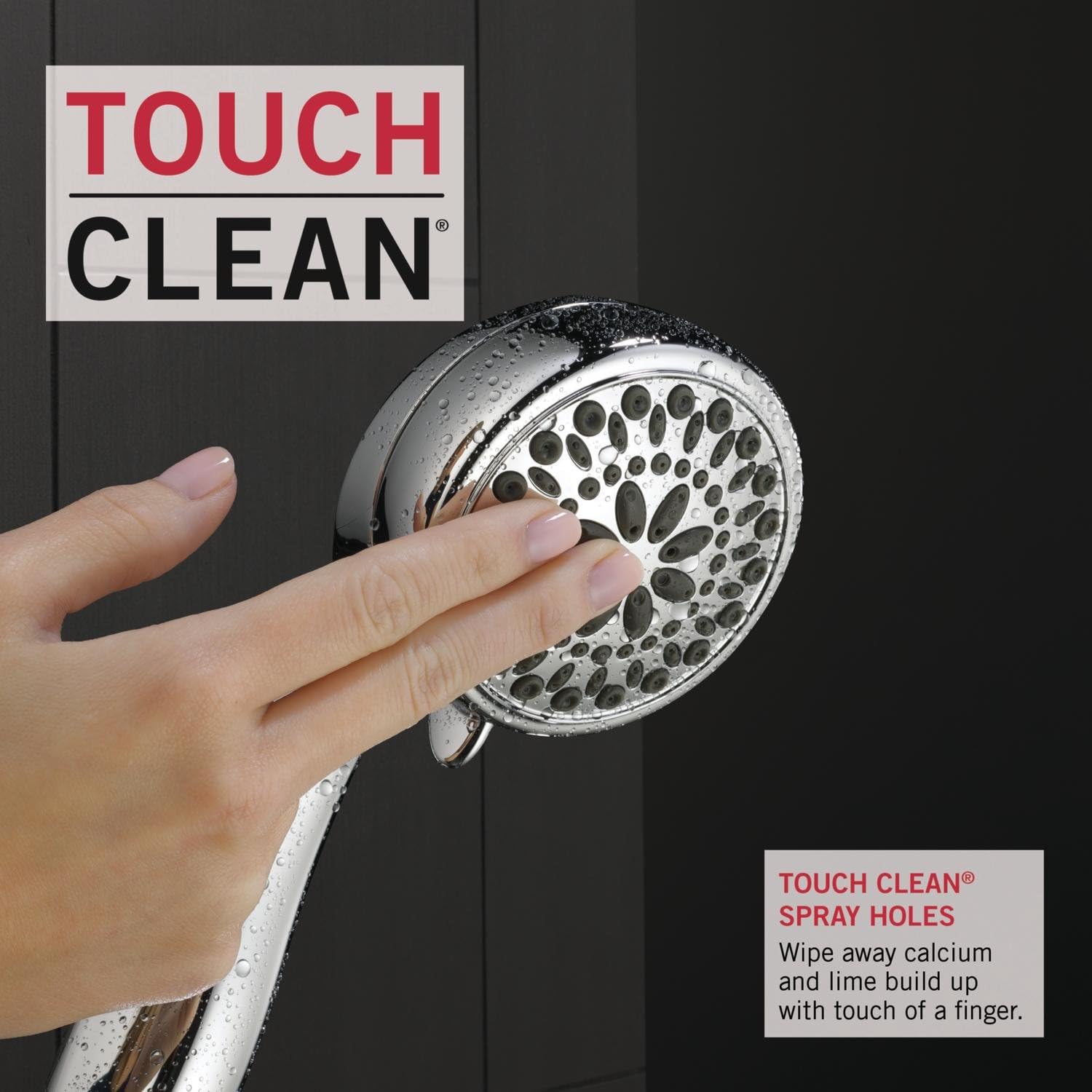 Ducha de mano Delta Faucet con 7 ajustes manuales, 75701