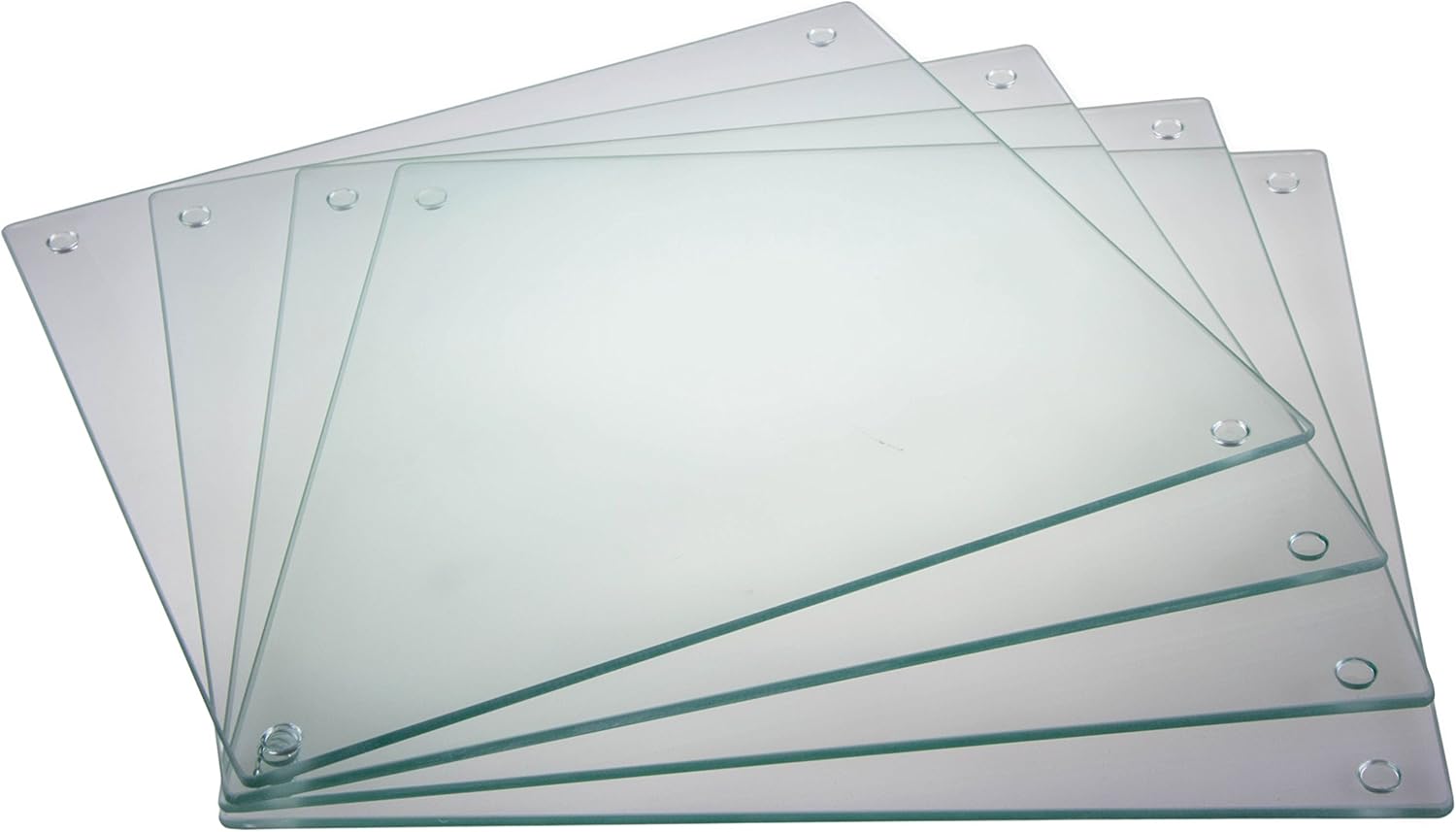 Juego de 4 tablas de cortar antideslizantes, resistentes a las roturas, duraderas, resistentes a las manchas y aptas para lavavajillas, 9.75 x 9.75
