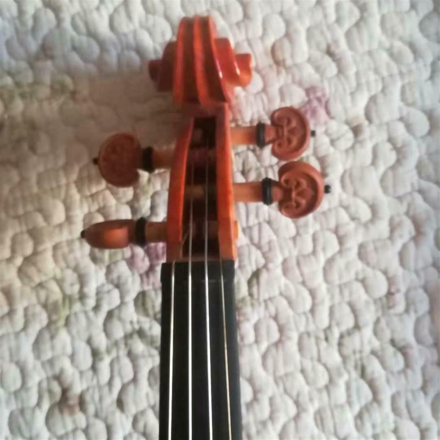Profesional Violín Piezas Accesorios 44 Jujube Madera Violín Pegs Tailpiece Chinrest Endpin Fiddle Fittings