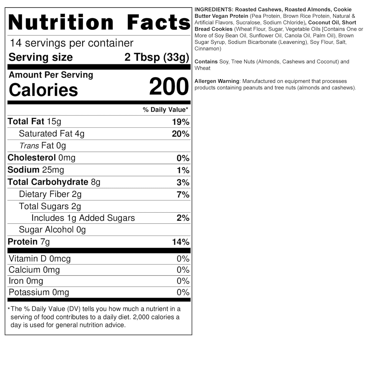 FIt Butters Mantequilla de galletas Vegana de anacardo y almendras
