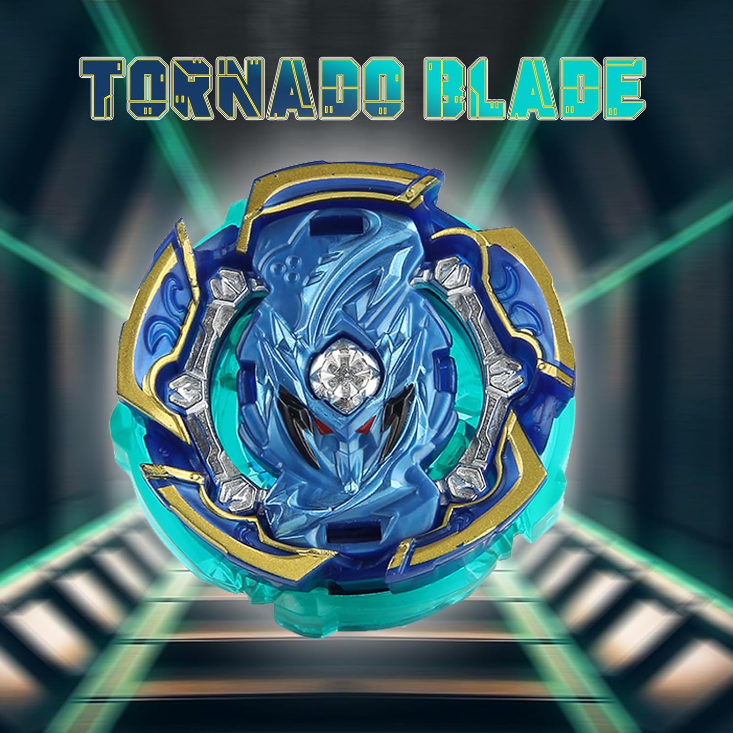 Zelzen Bey Burst Blade Gyro juguete, Bey Metal Fusion Spinning Battling Top Blades con lanzador de cuerda y asa, juegos de lucha de cumpleaños para
