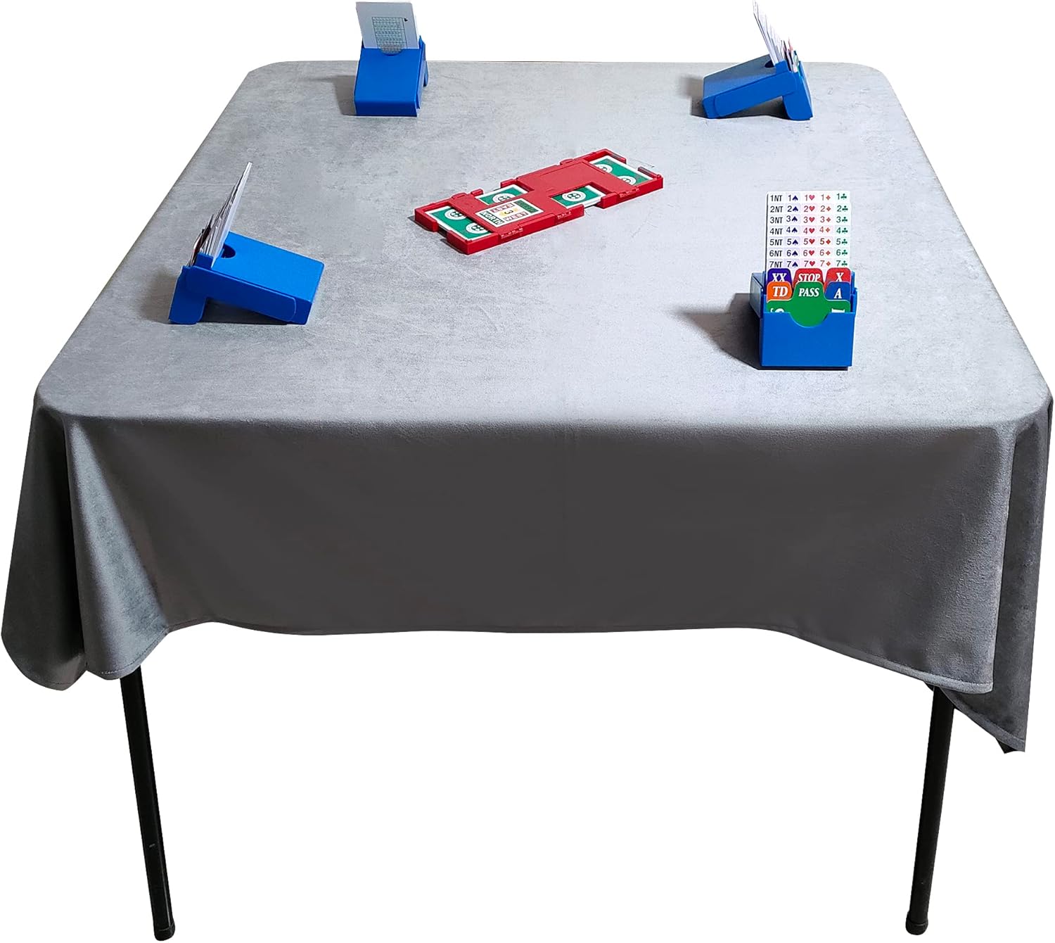 TSB Bridge – Funda para mesa de cartas de juego de 55 x 55 pulgadas (cuadrado), ideal para adaptarse a mesas cuadradas de 31 a 45 pulgadas, mantel